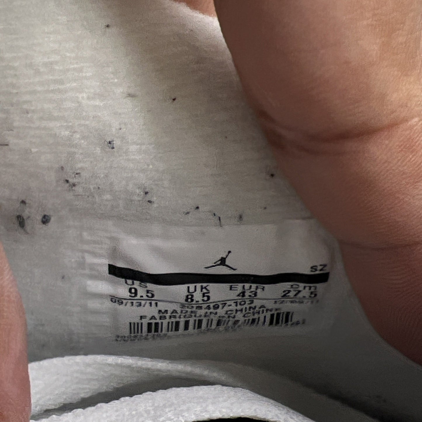Size 9.5 - Air Jordan 4 Retro Cement 2012 (308497-103)