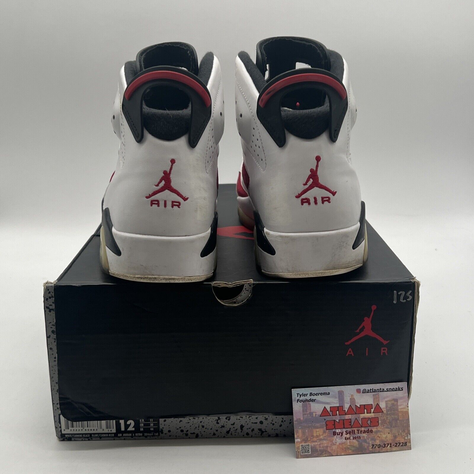 Size 12 - Air Jordan 6 Retro 2014 Carmine (384664-160)