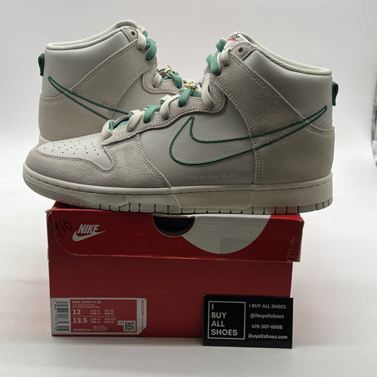 Size 12 - Nike Dunk SE High First Use Pack - Green Noise (DH0960-001)