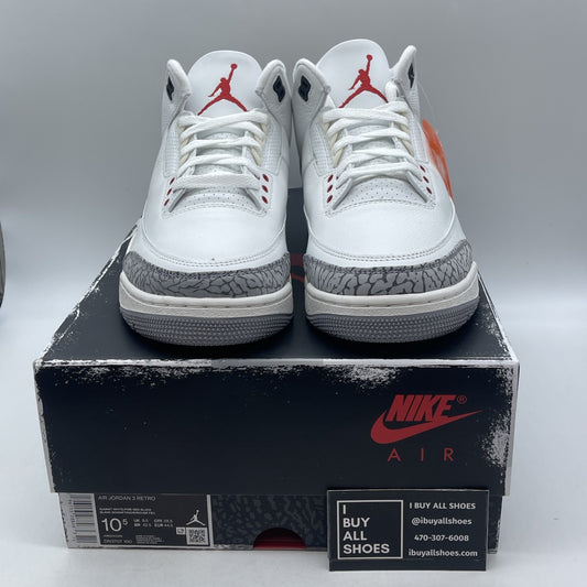 Size 10.5 - Air Jordan 3 Retro Mid White Cement Reimagined (DN3707-100)