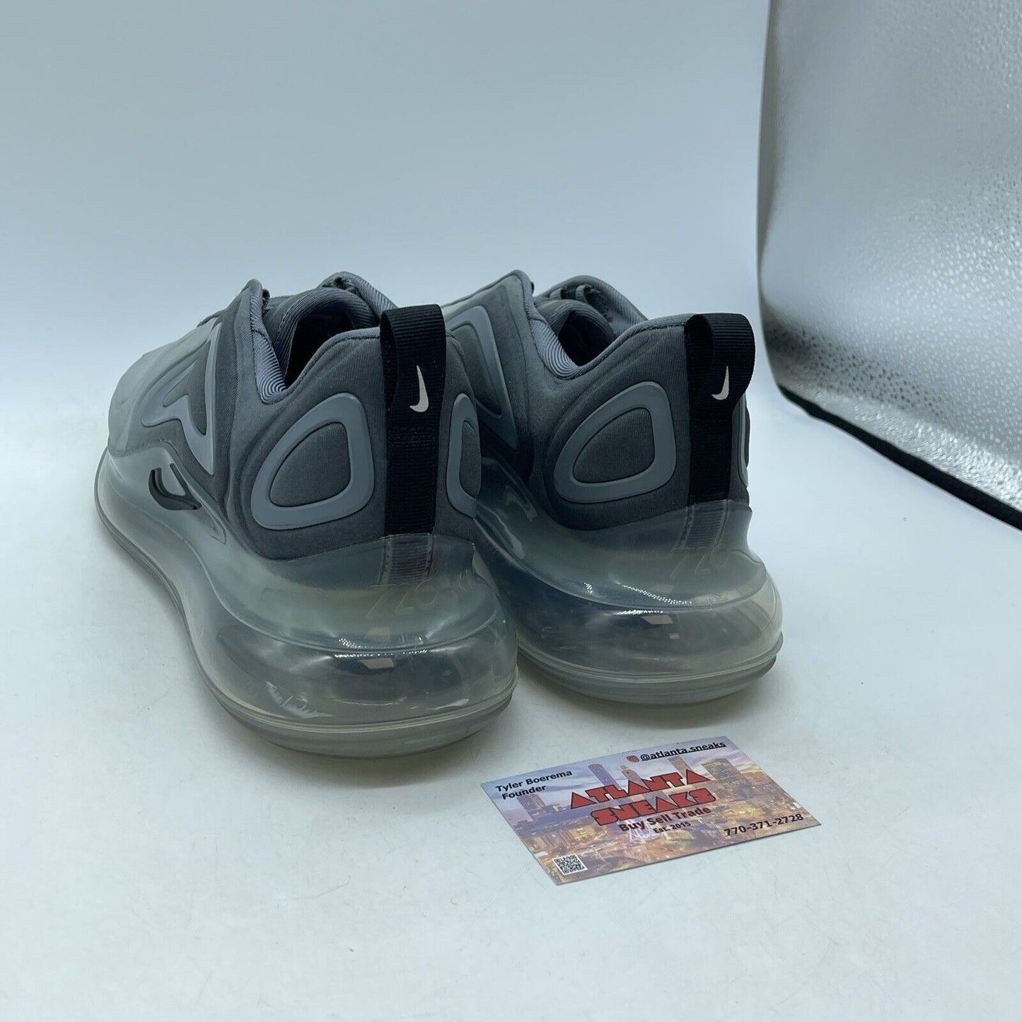 Size 9.5 - Nike Air Max 720 Cool Grey Suede Leather (AO2924-002)