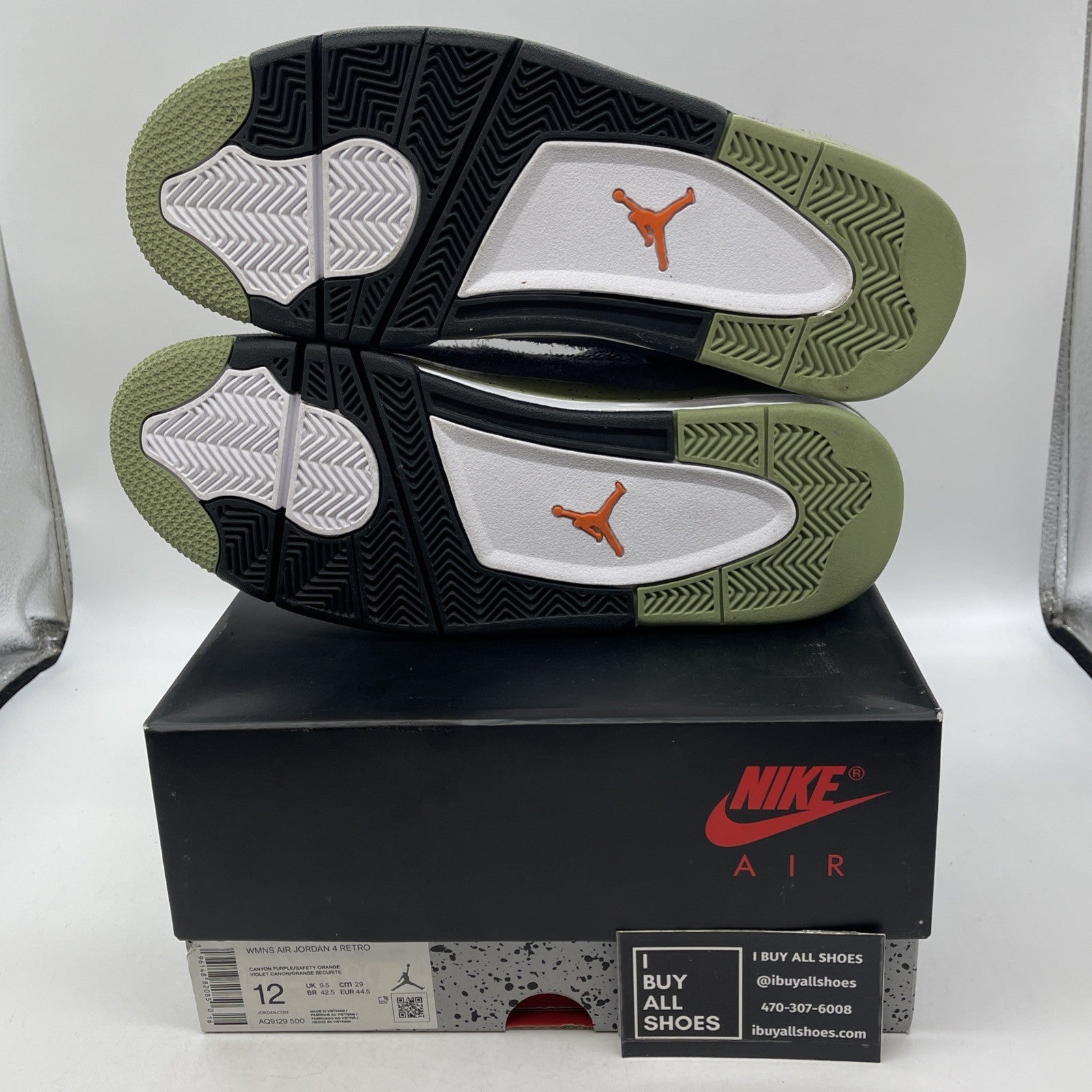 Size 12W - Air Jordan 4 Retro Mid Canyon Purple (AQ9129-500)