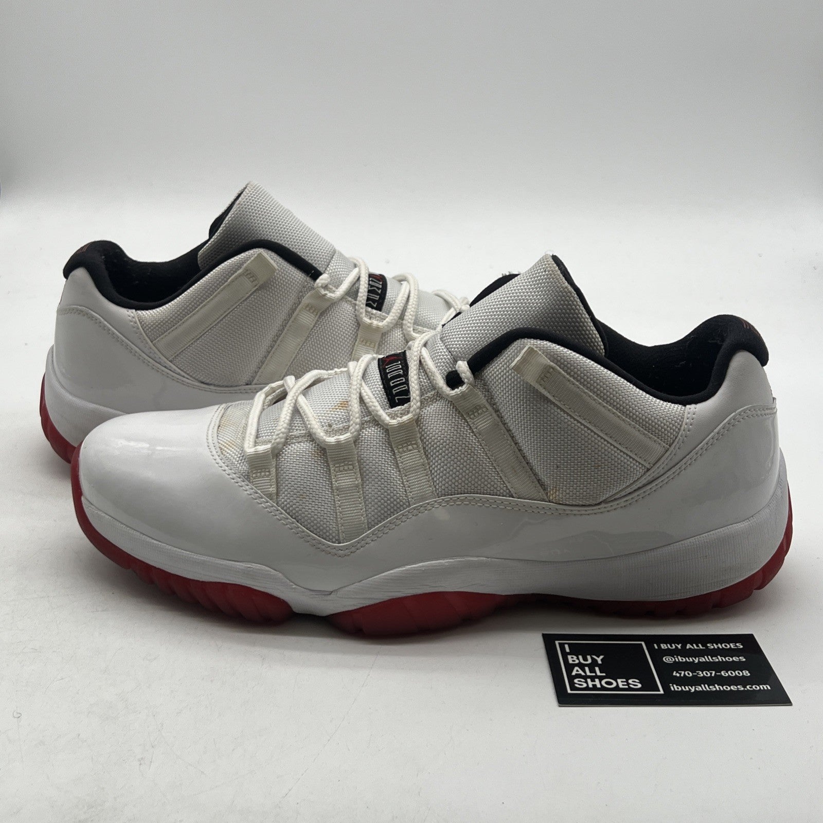 Size 13 - Air Jordan 11 Retro Low Cherry Bottom (528895-101)