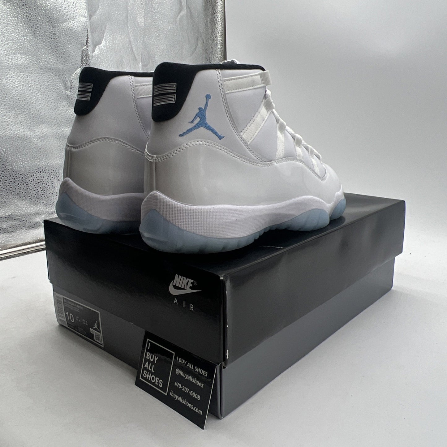 Size 10 - Air Jordan 11 Retro 2024 Legend Blue / Columbia (CT8012-104)