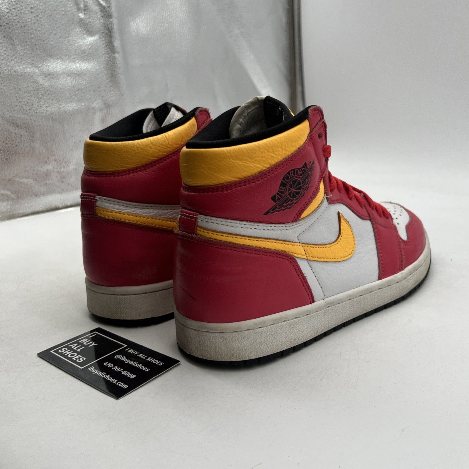 Size 10 - Air Jordan 1 Retro High OG Light Fusion Red 2021 (555088-603)