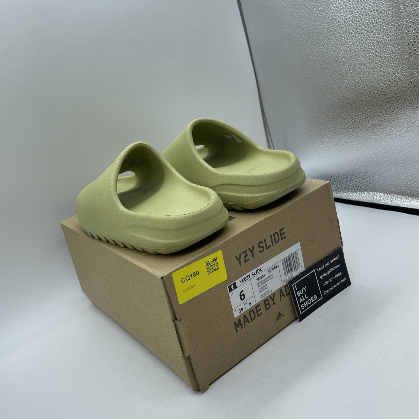 Size 6 - Adidas Yeezy Slide Resin 2022 (FZ5904)