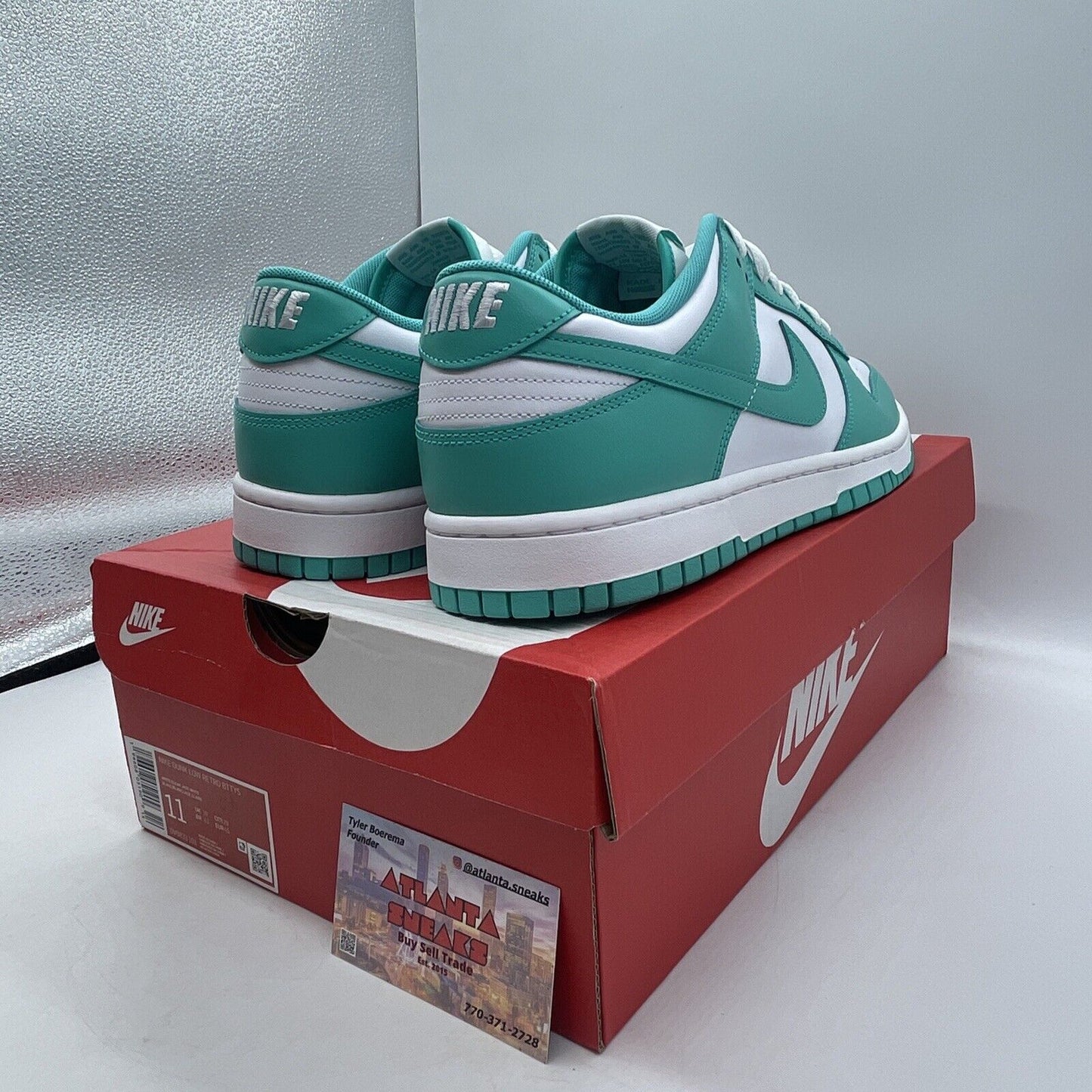Size 11 - Nike Dunk Low Clear Jade