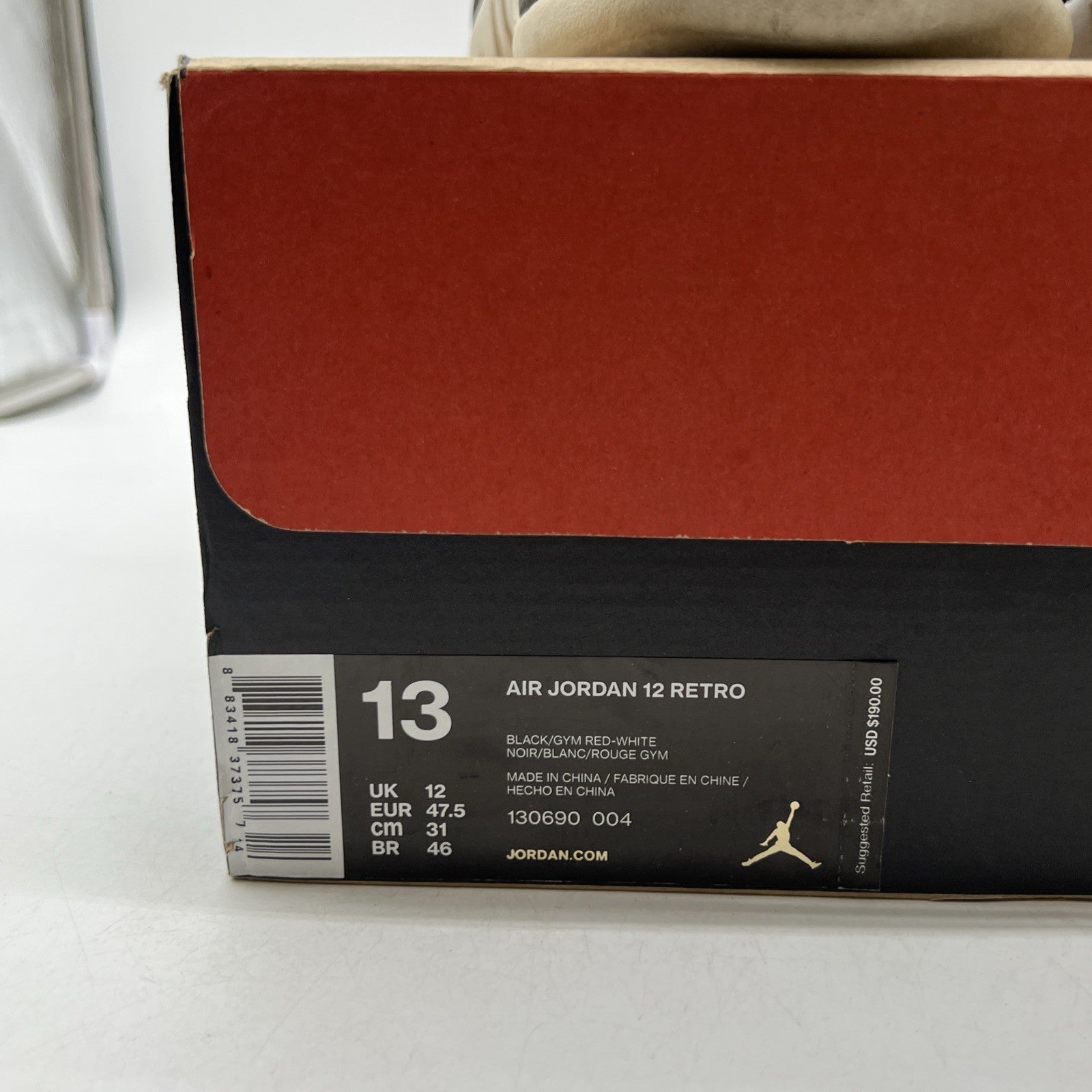 Size 13 - Air Jordan 12 Retro Neoprene (130690-004)