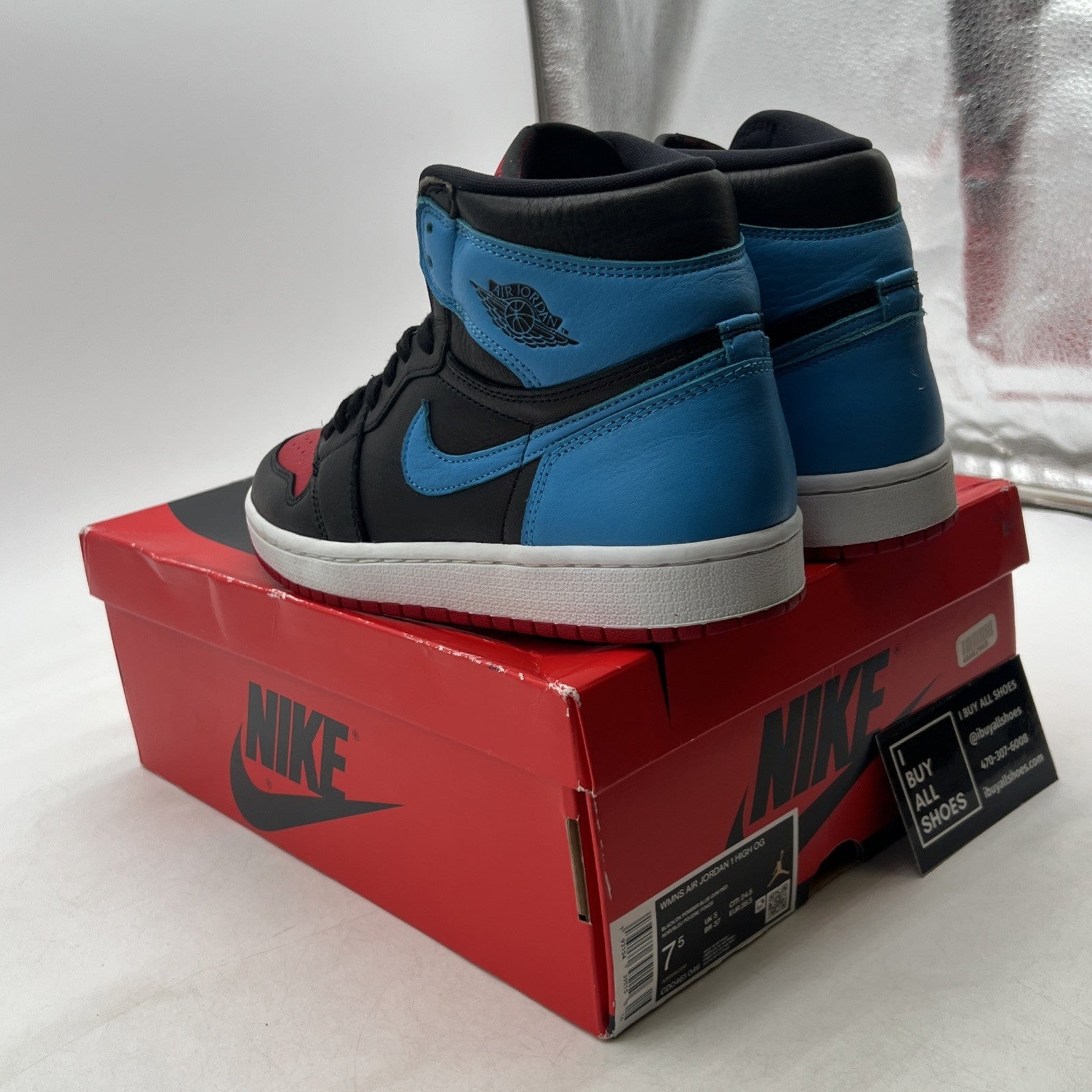Size 7.5 - Air Jordan 1 High OG UNC To Chicago 2020 (CD0461-046)