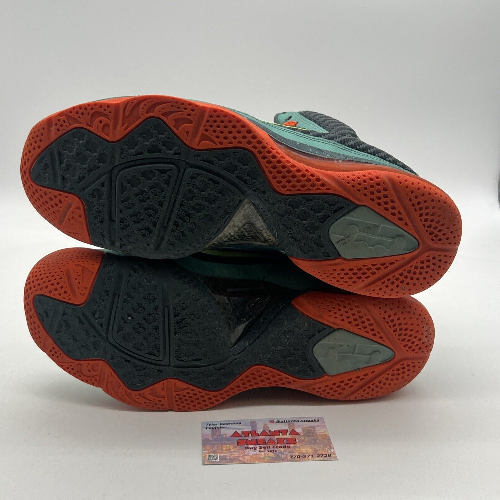 Size 11 - Nike LeBron 9 Cannon - Orange (469764-004)