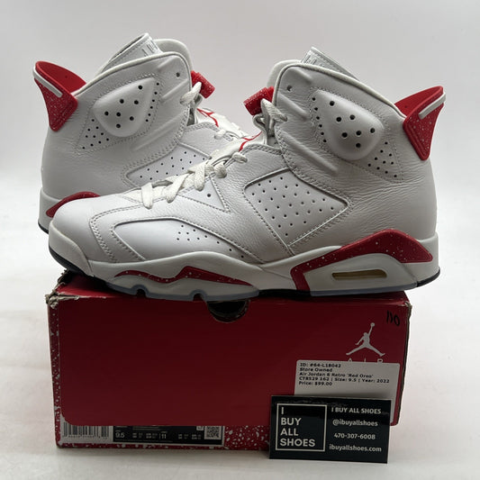 Size 9.5 - Air Jordan 6 White and University Red 2022 (CT8529-162)
