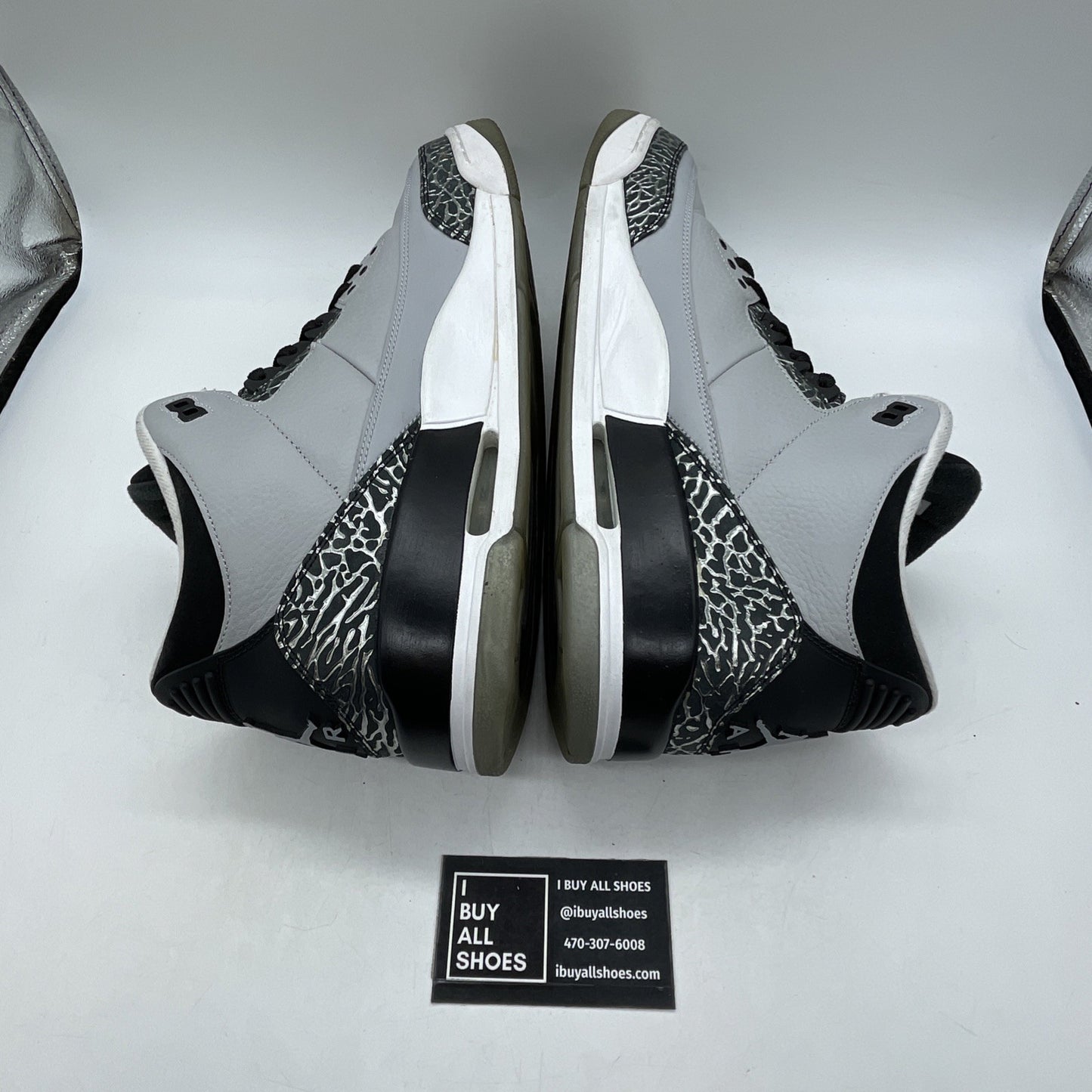 Size 14 - Air Jordan 3 Retro Wolf Grey (136064-004)