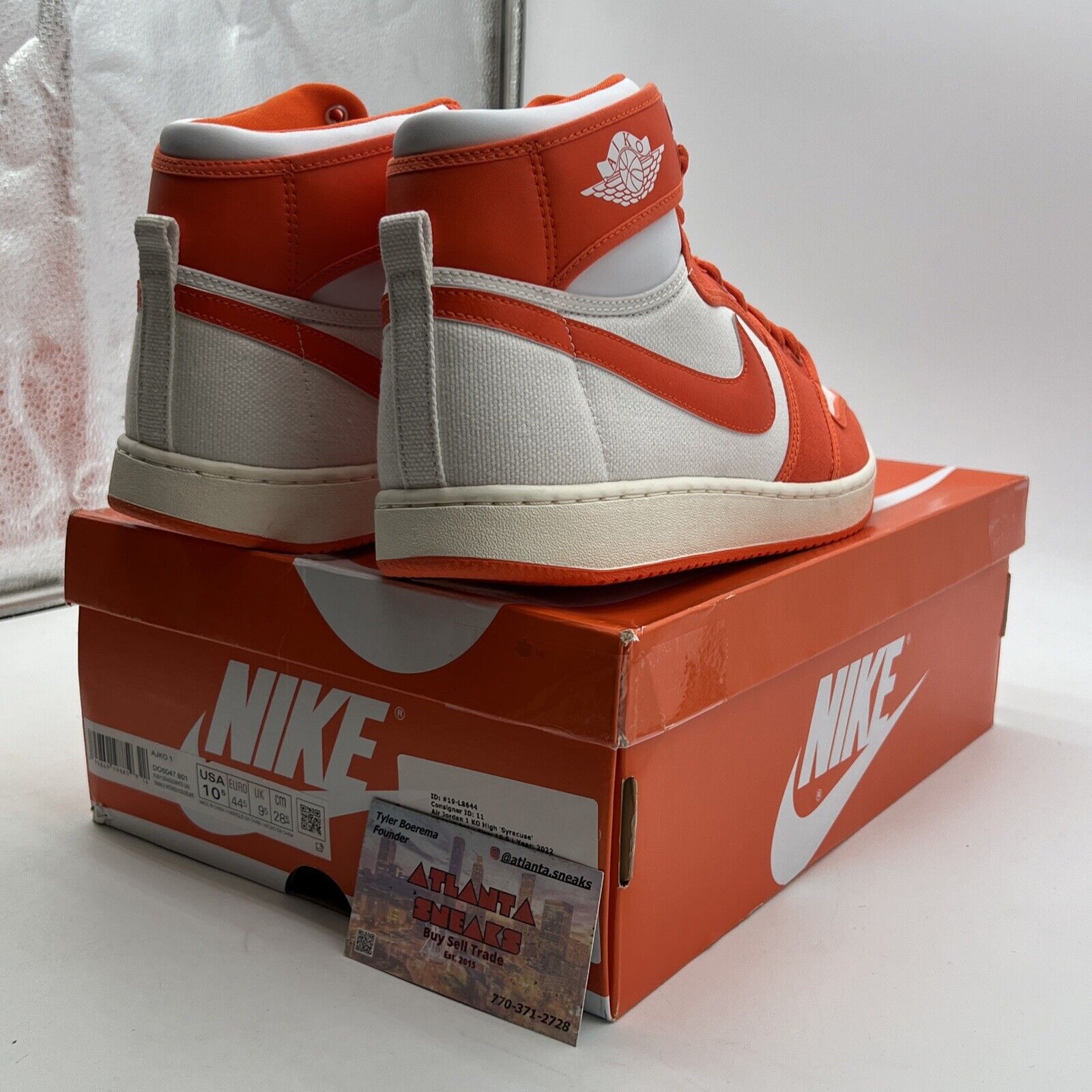 Size 10.5 - Air Jordan 1 KO High Syracuse (DO5047-801)