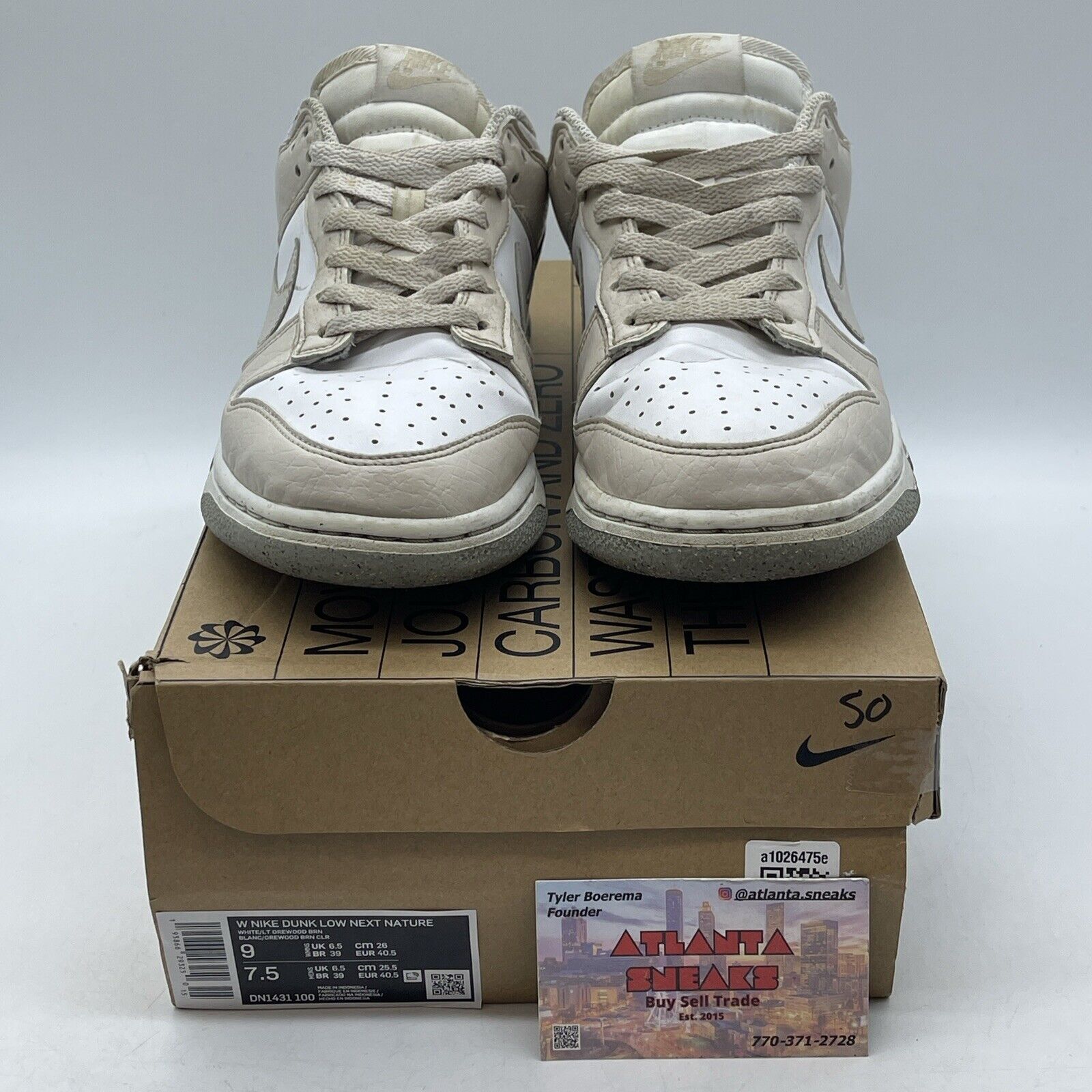 Size 9W - Nike Dunk Next Nature Low Light Orewood Brown Leather (DN1431-100)