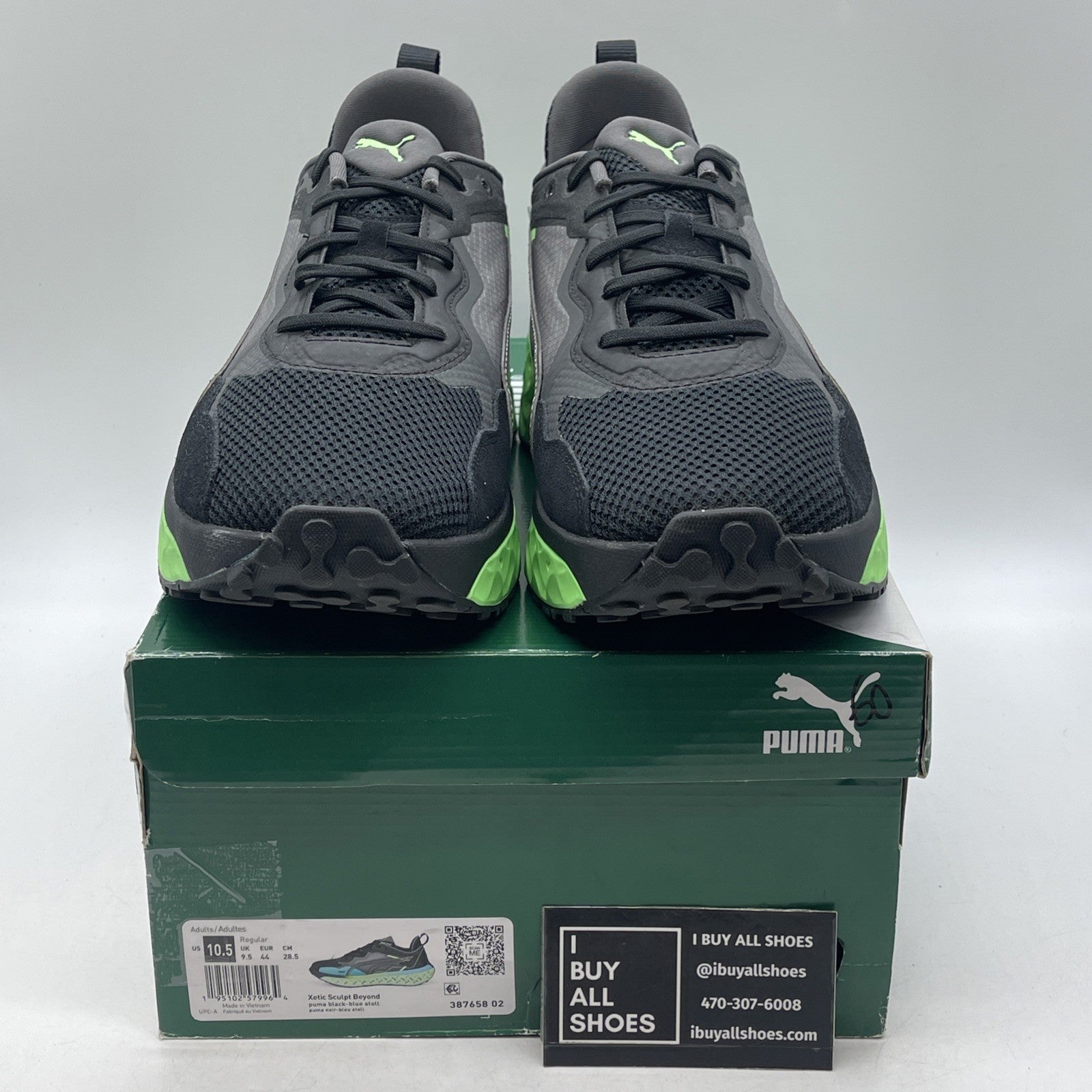 Size 10.5 - Puma XETIC Sculpt Beyond Black (387658-02)