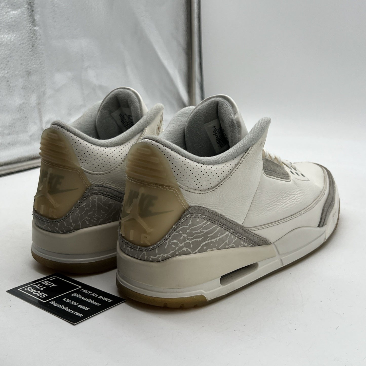 Size 11 - Air Jordan 3 Retro Craft Ivory/Grey White Leather (FJ9579-100)