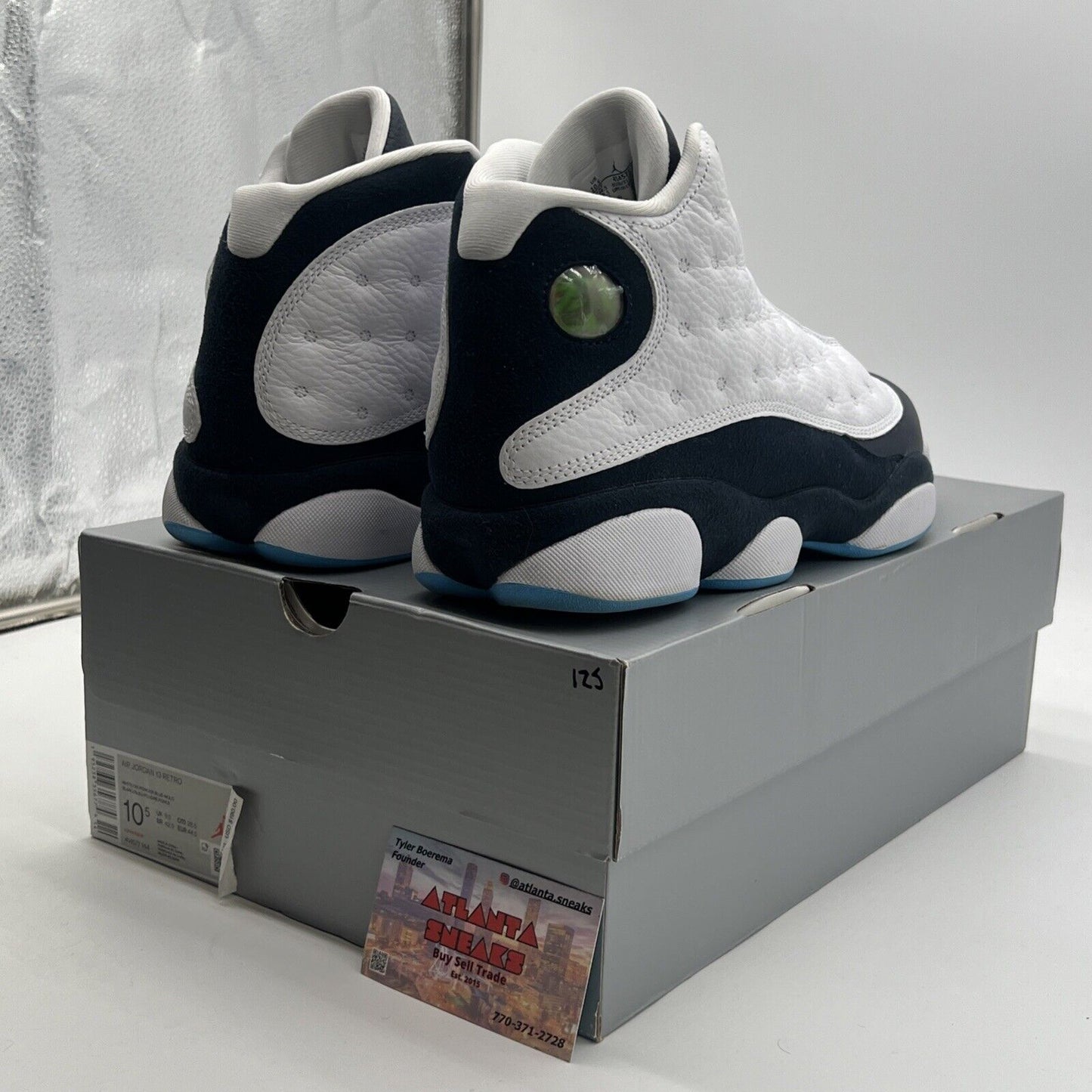 Size 10.5 - Air Jordan 13 Retro Obsidian (414571-144)