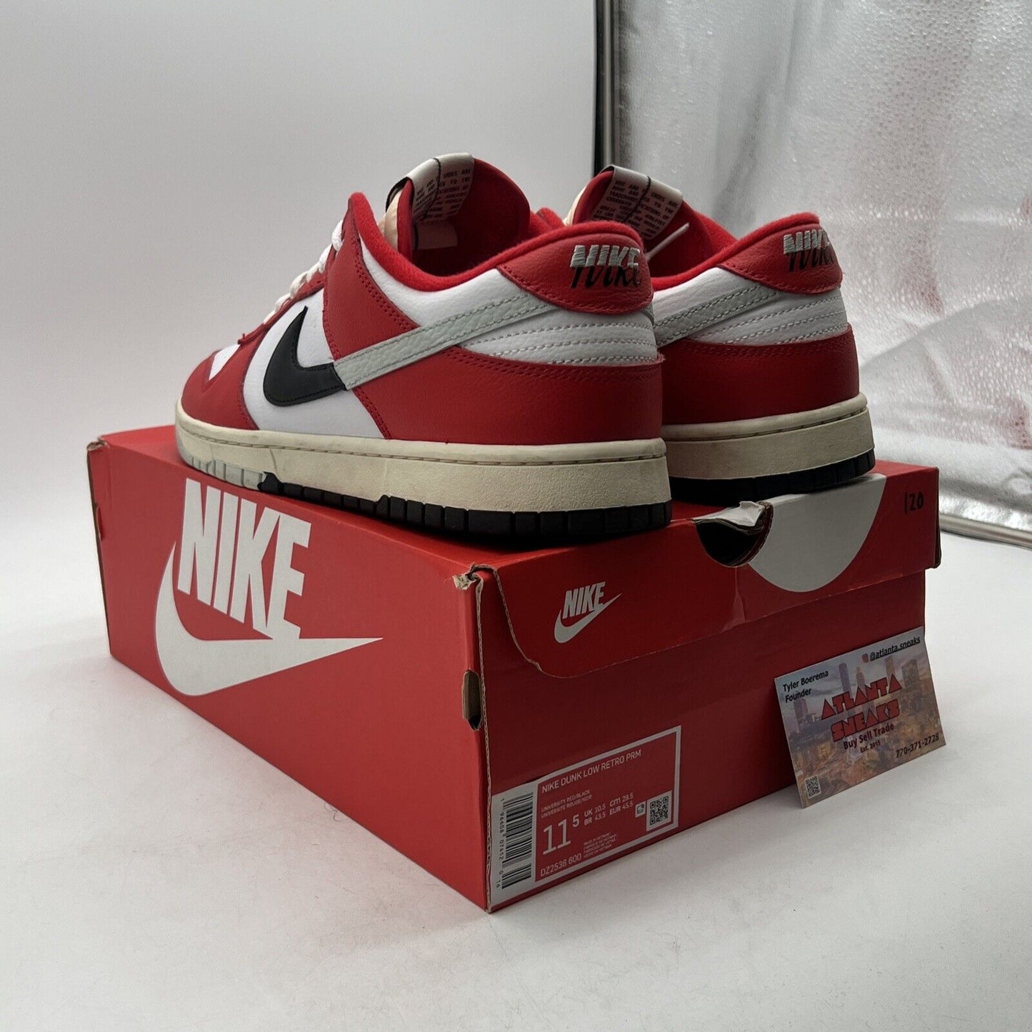 Size 11.5 - Nike Dunk Low Split - Chicago (DZ2536-600)