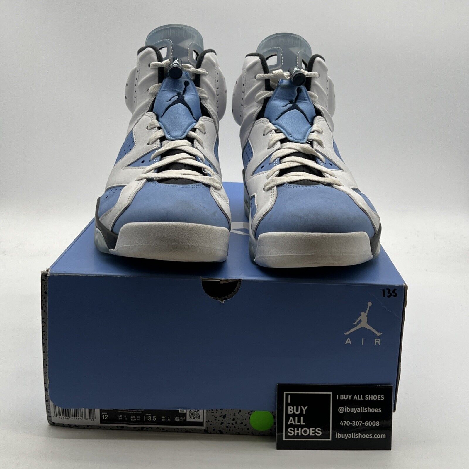 Size 12 - Air Jordan 6 Retro Mid UNC Home (CT8529-410)