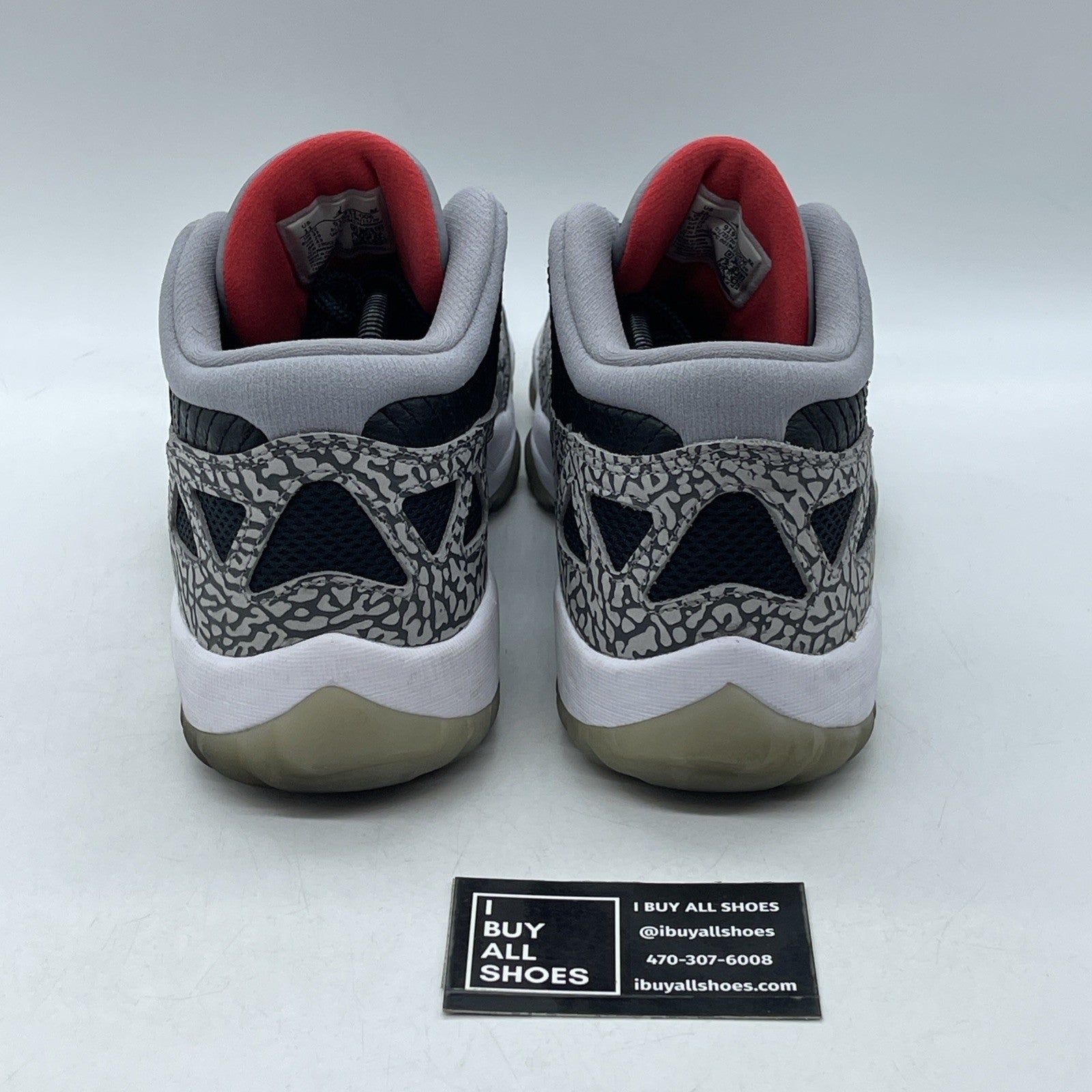 Size 11 - Air Jordan 11 Retro IE Low Black Cement (919712-006)