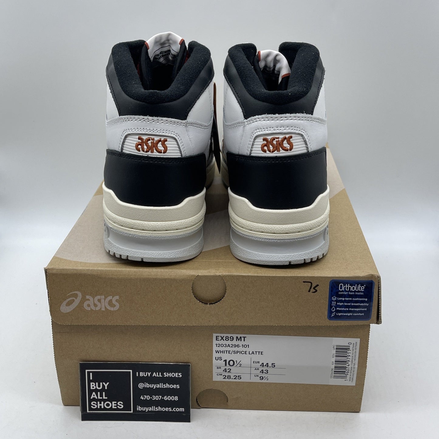 Size 10.5 - Asics EX89 MT White Spice Latte (EX89MT)