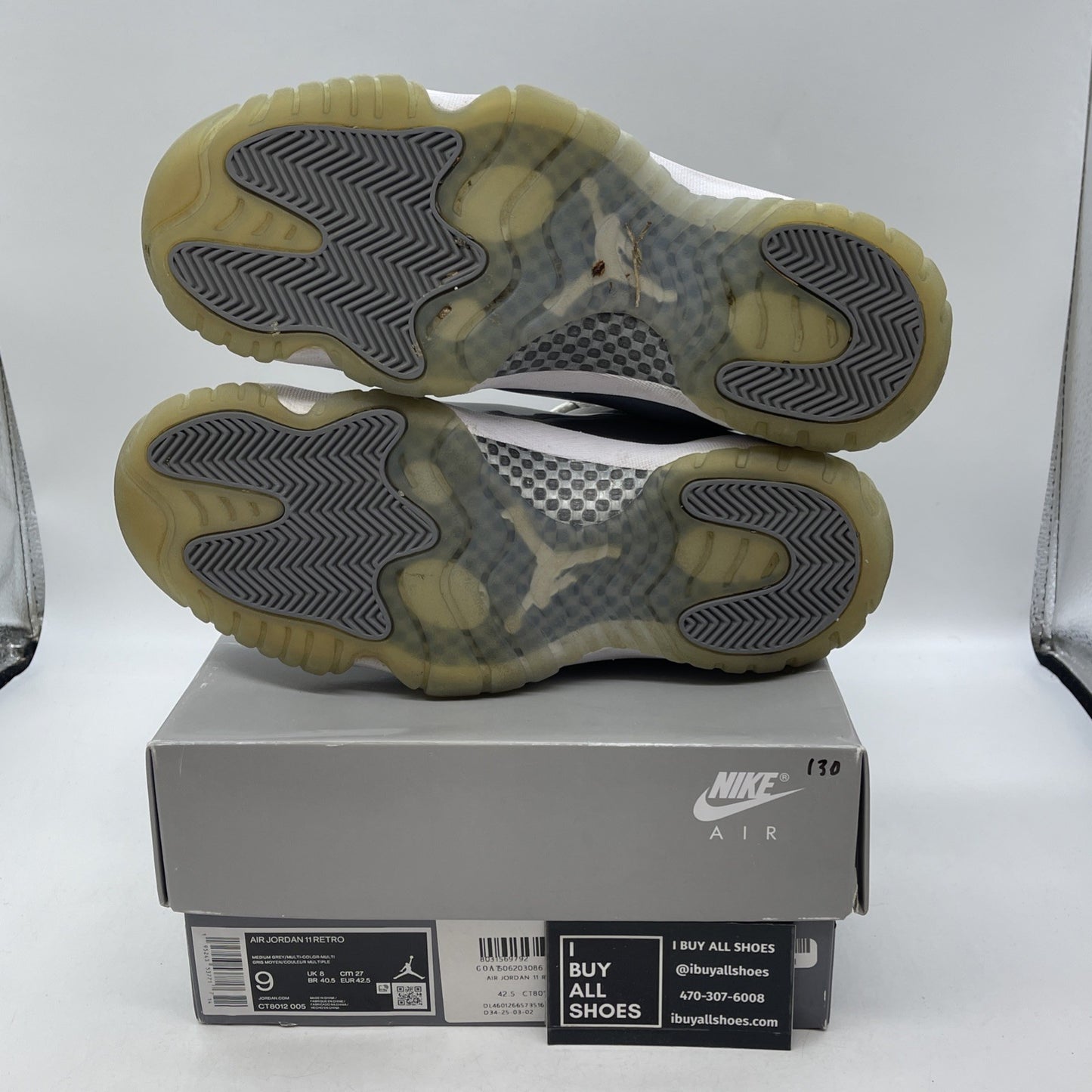 Size 9 - Air Jordan 11 Retro High Cool Grey (CT8012-005)