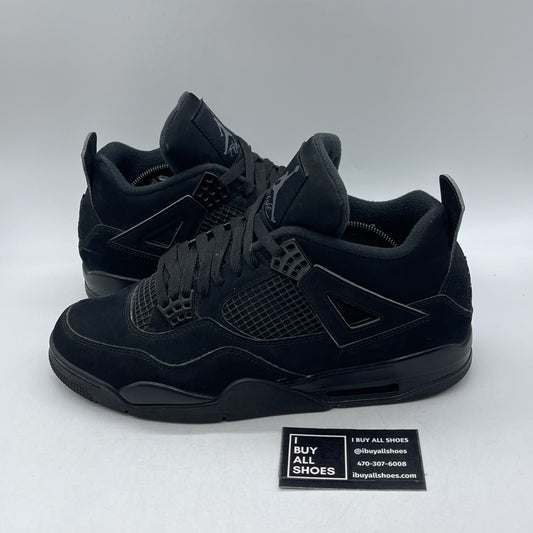 Size 11.5 - Air Jordan 4 Retro Mid Black Cat (CU1110-010)