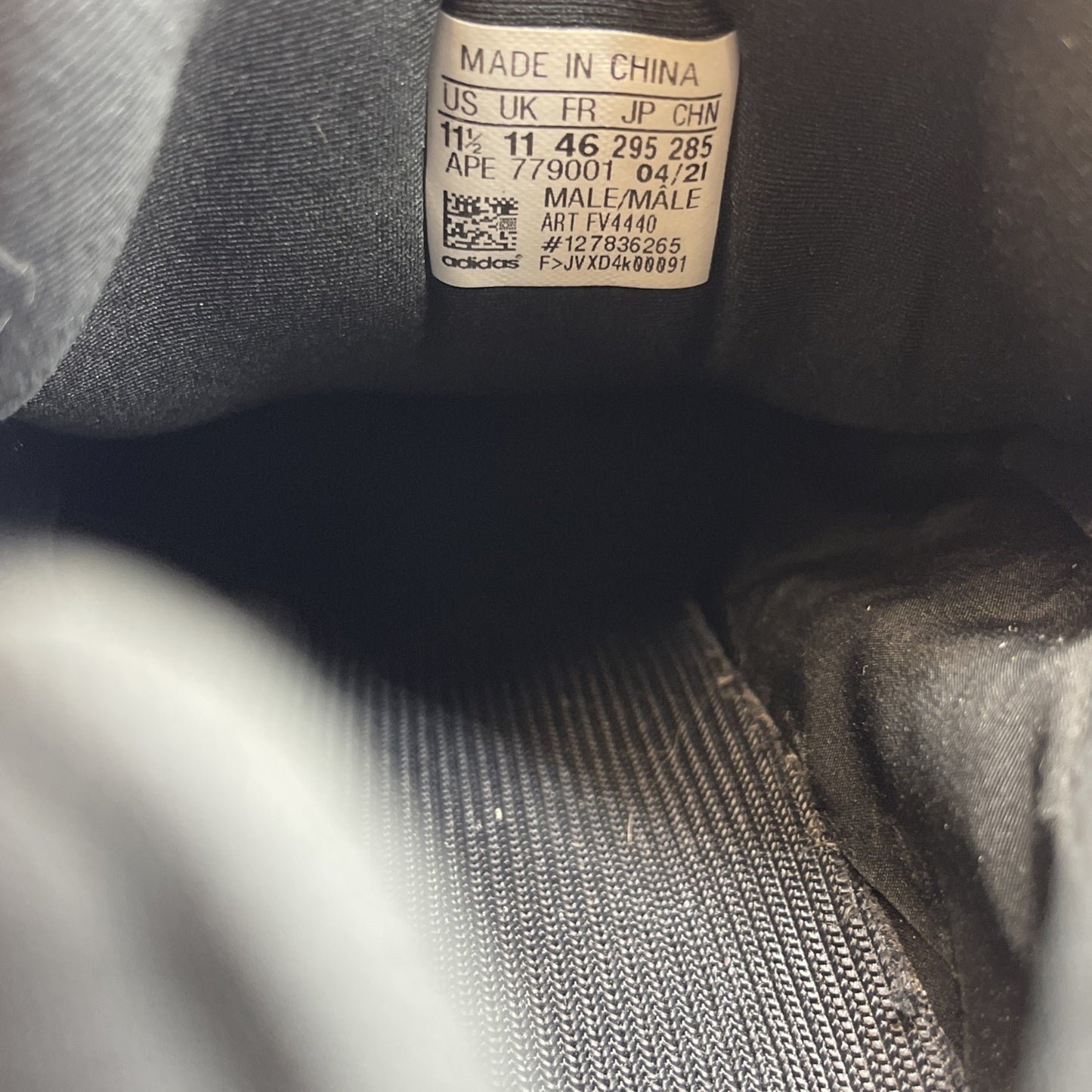 Size 11.5 - adidas Yeezy Boost 700 MNVN Triple Black Leather (FV4440)