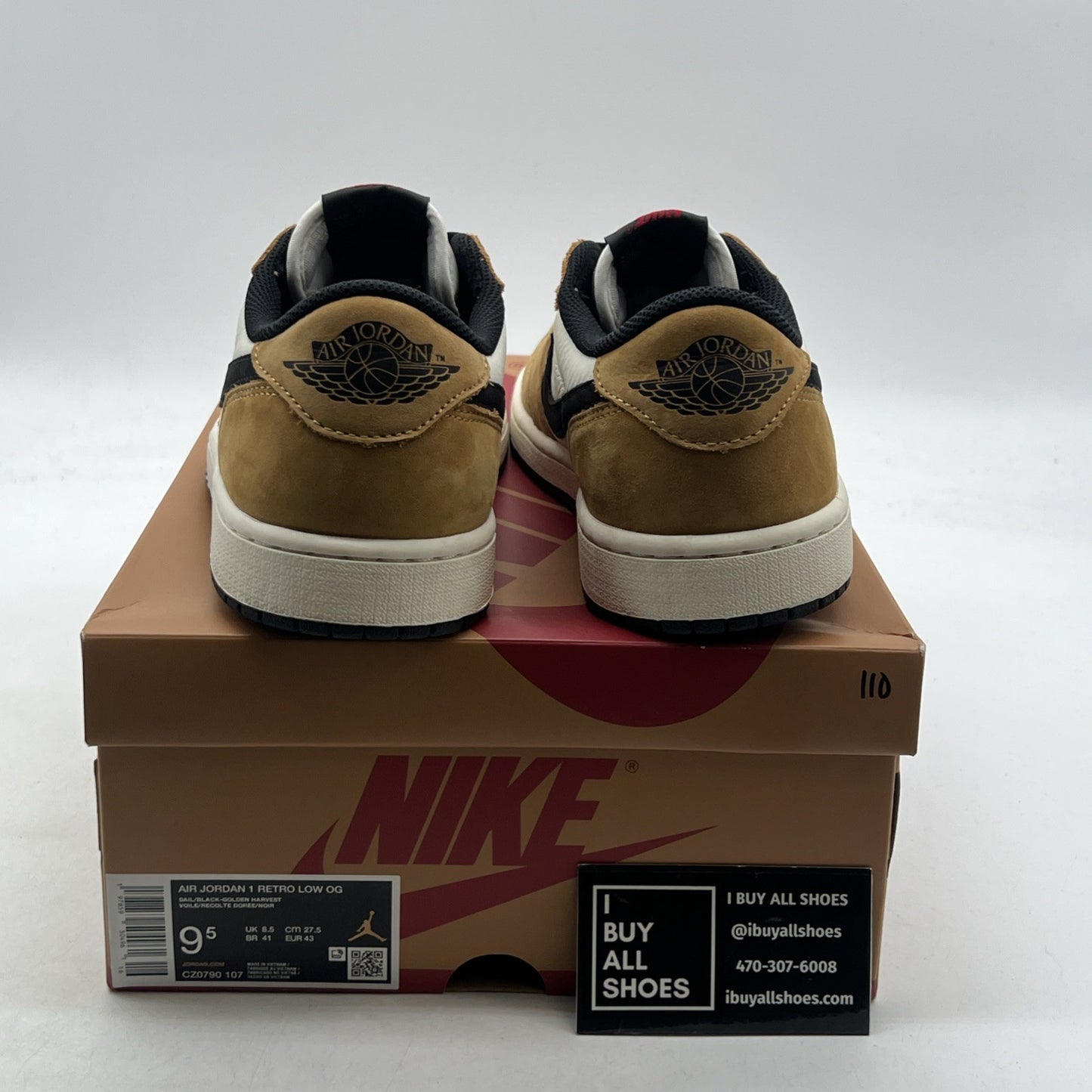 Size 9.5 - Air Jordan 1 Retro OG Low Rookie of the Year (CZ0790-107)