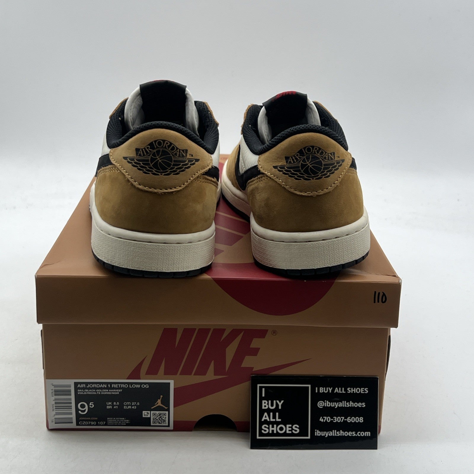 Size 9.5 - Air Jordan 1 Retro OG Low Rookie of the Year (CZ0790-107)