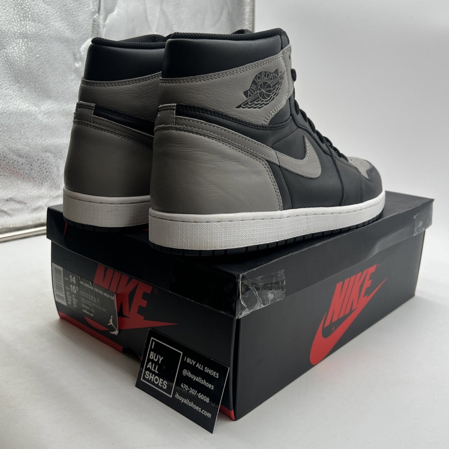 Size 14 - Air Jordan 1 Retro OG High Shadow (555088-013)