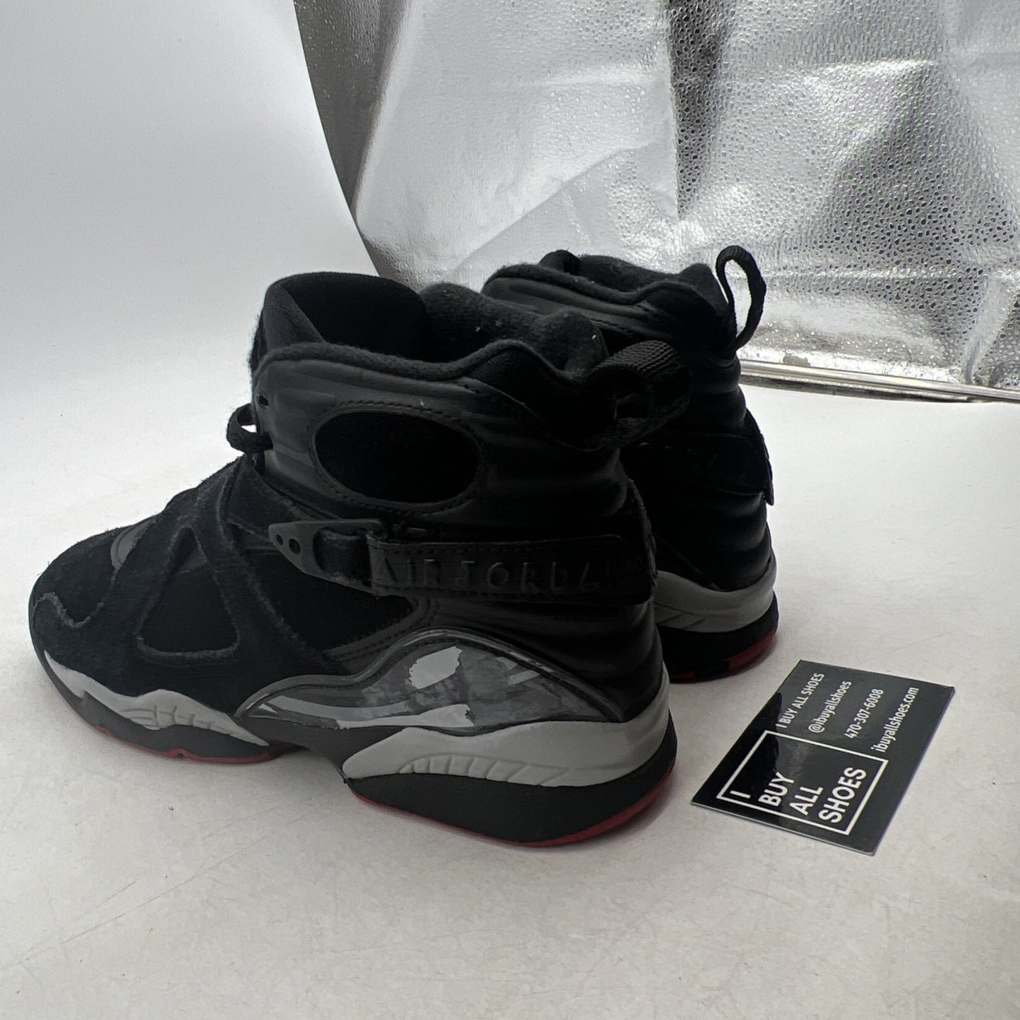 Size 5Y - Air Jordan 8 Retro Bred (305368-022)