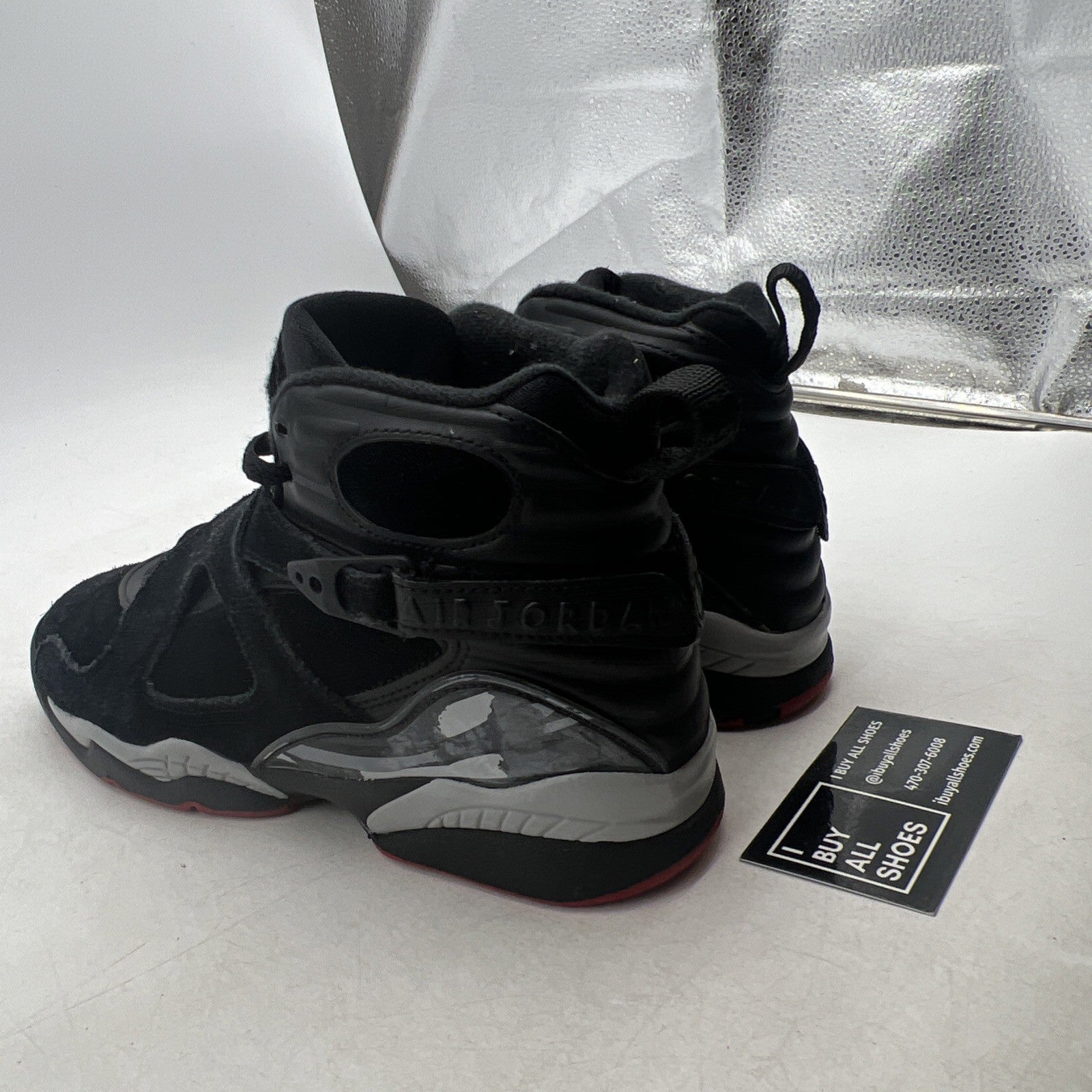 Size 5Y - Air Jordan 8 Retro Bred (305368-022)