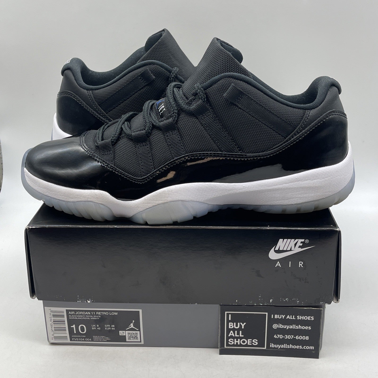 Size 10 - Air Jordan 11 Retro Low Space Jam (FV5104-004)