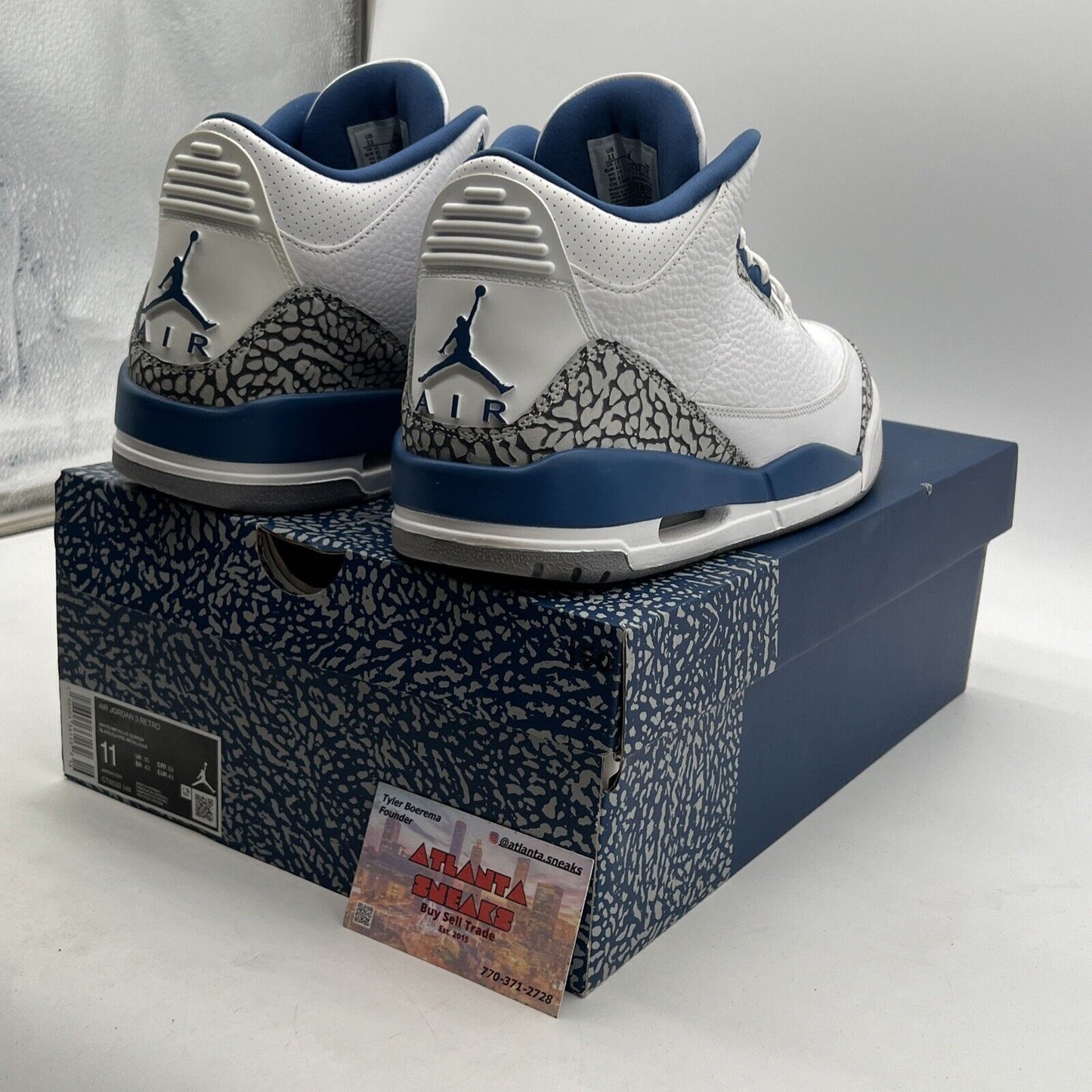 Size 11 - Air Jordan 3 Retro Washington Wizards (CT8532-148)