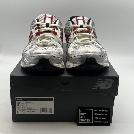 Size 14 - New Balance 1906R Silver Classic Crimson (M1906REA)
