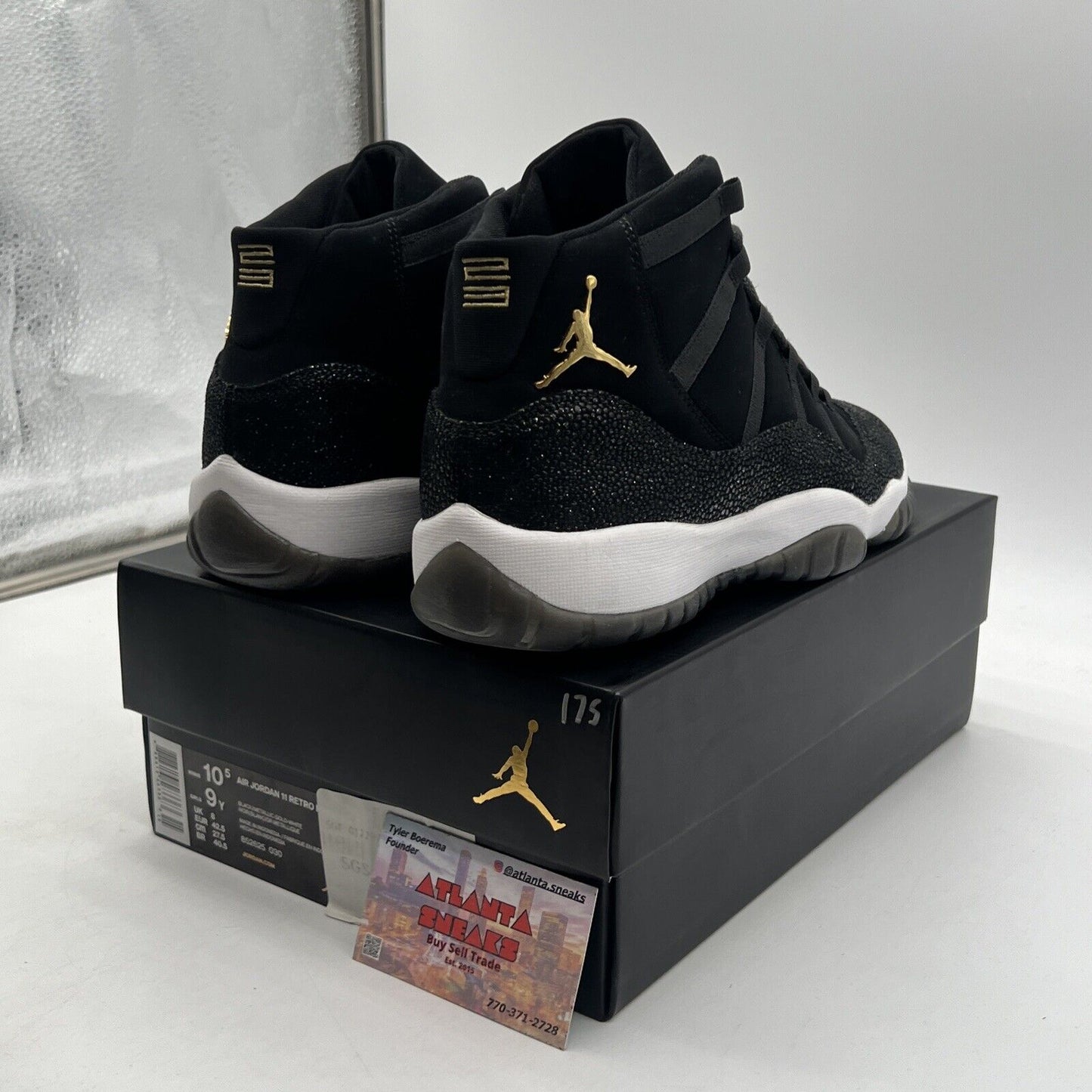 Size 10.5W - Air Jordan 11 Retro Premium GS heiress Suede White (852625-030)