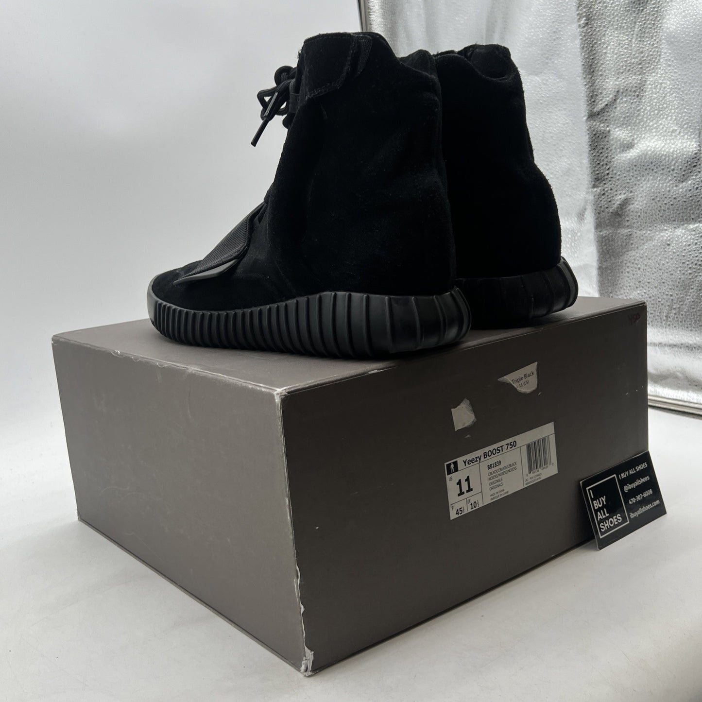 Size 11 - adidas Yeezy Boost 750 Triple Black (BB1839)