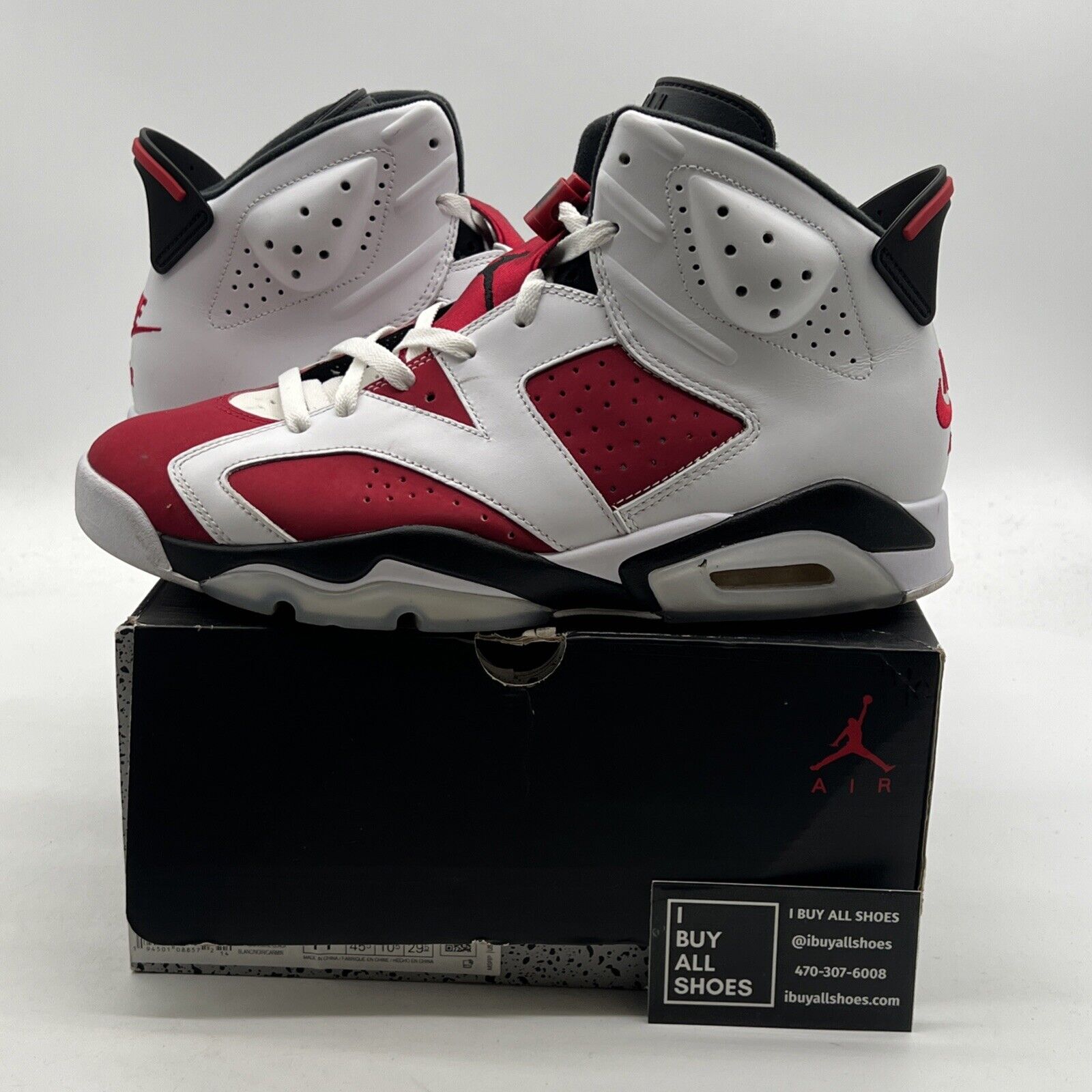 Size 11.5 - Air Jordan 6 Retro OG Mid Carmine (CT8529-106)