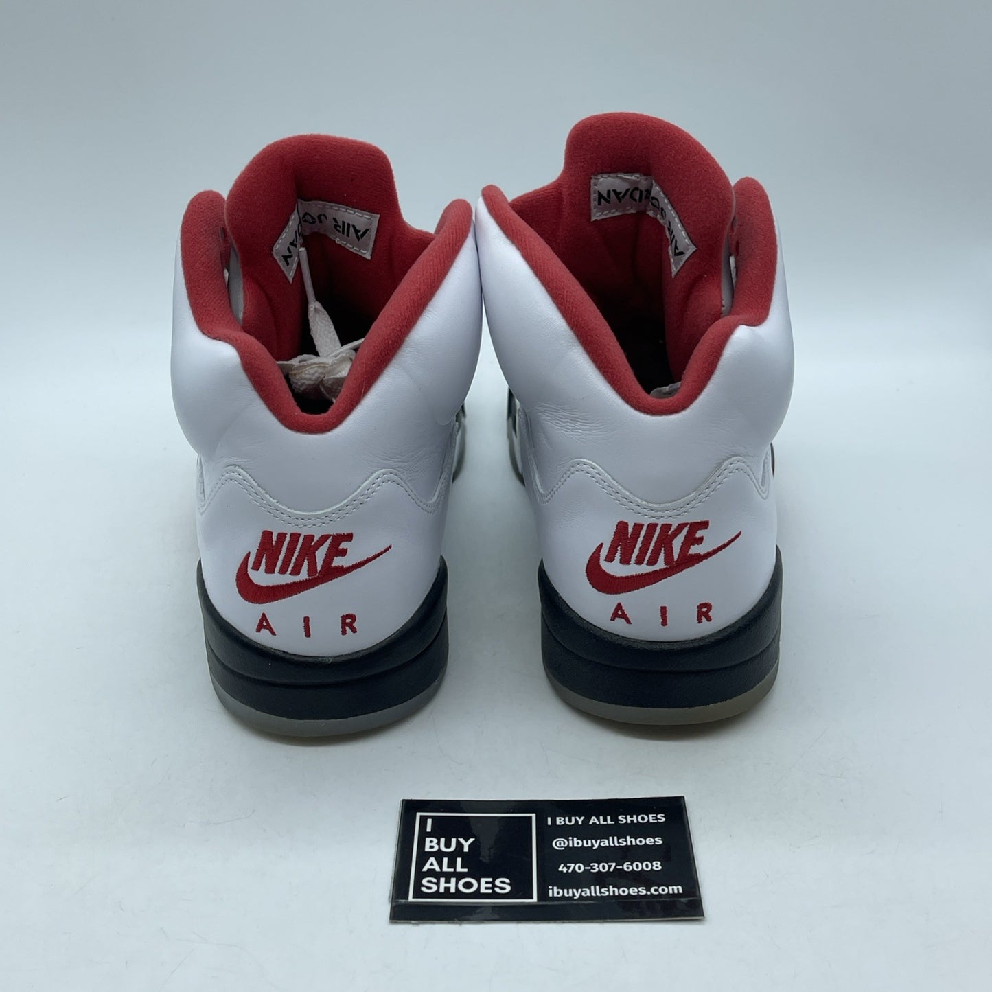 Size 10 - Jordan 5 Retro Mid Fire Red White Black Leather (DA1911-102)