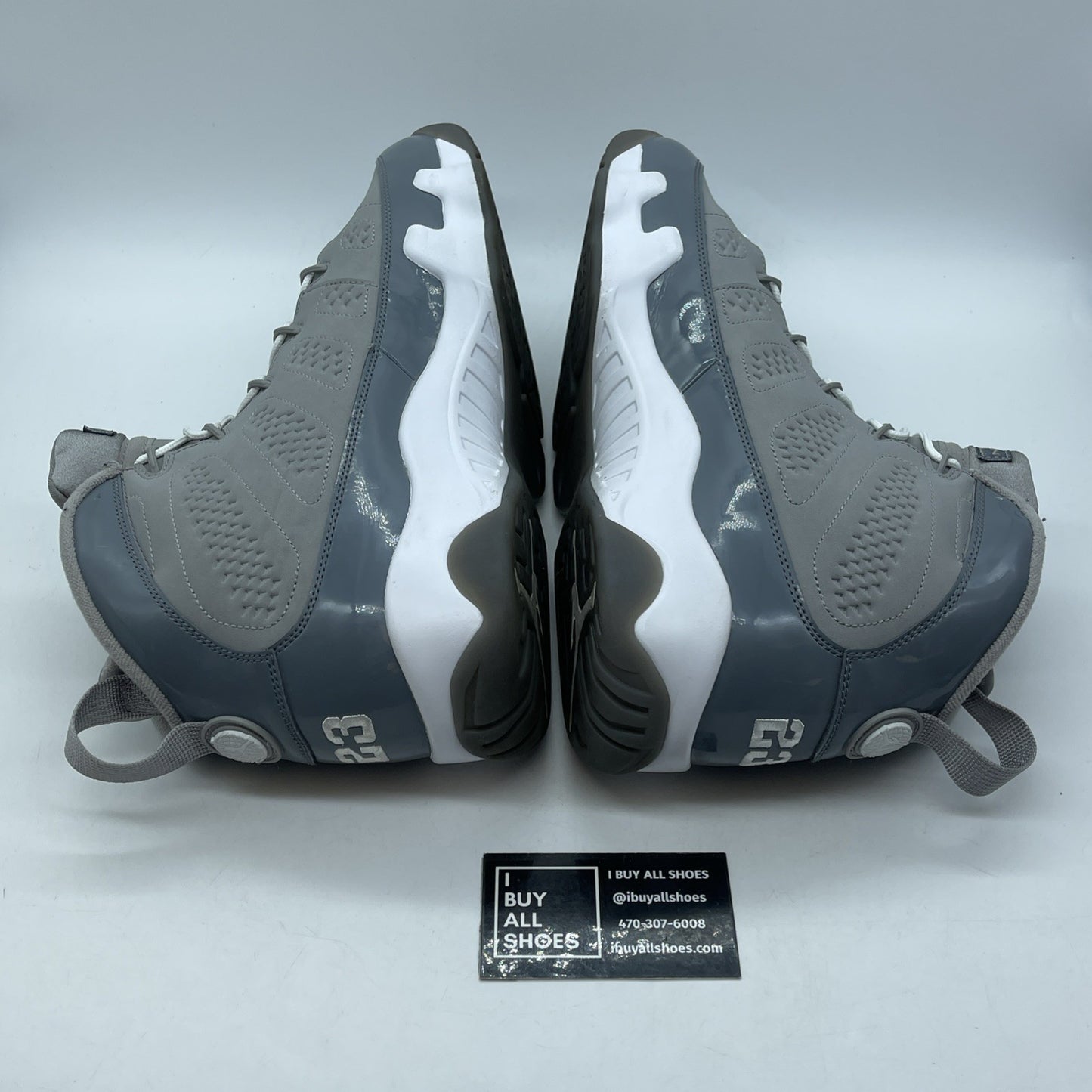 Size 13 - Air Jordan 9 Retro 2012 Cool Grey Suede Leather (302370-015)