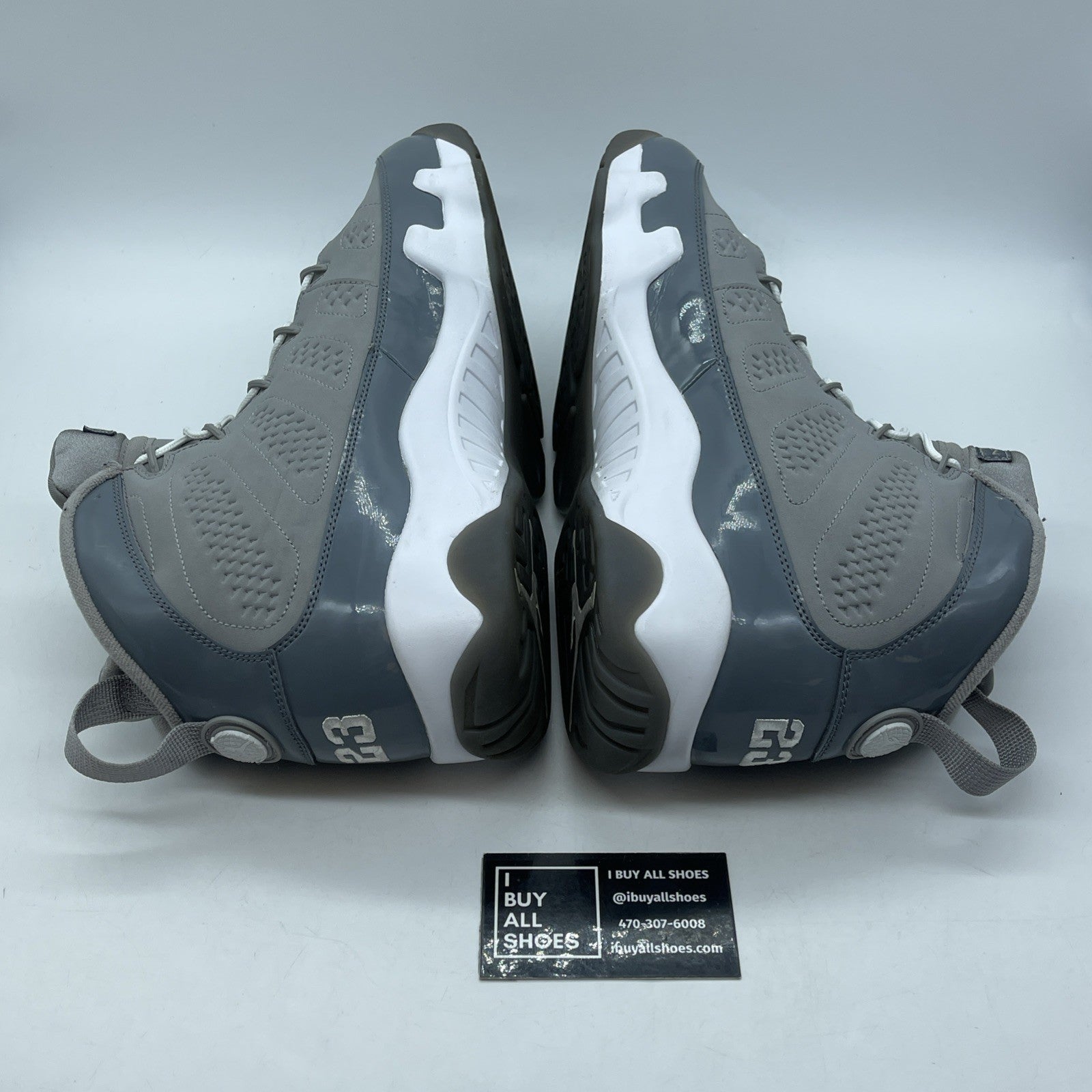 Size 13 - Air Jordan 9 Retro 2012 Cool Grey Suede Leather (302370-015)