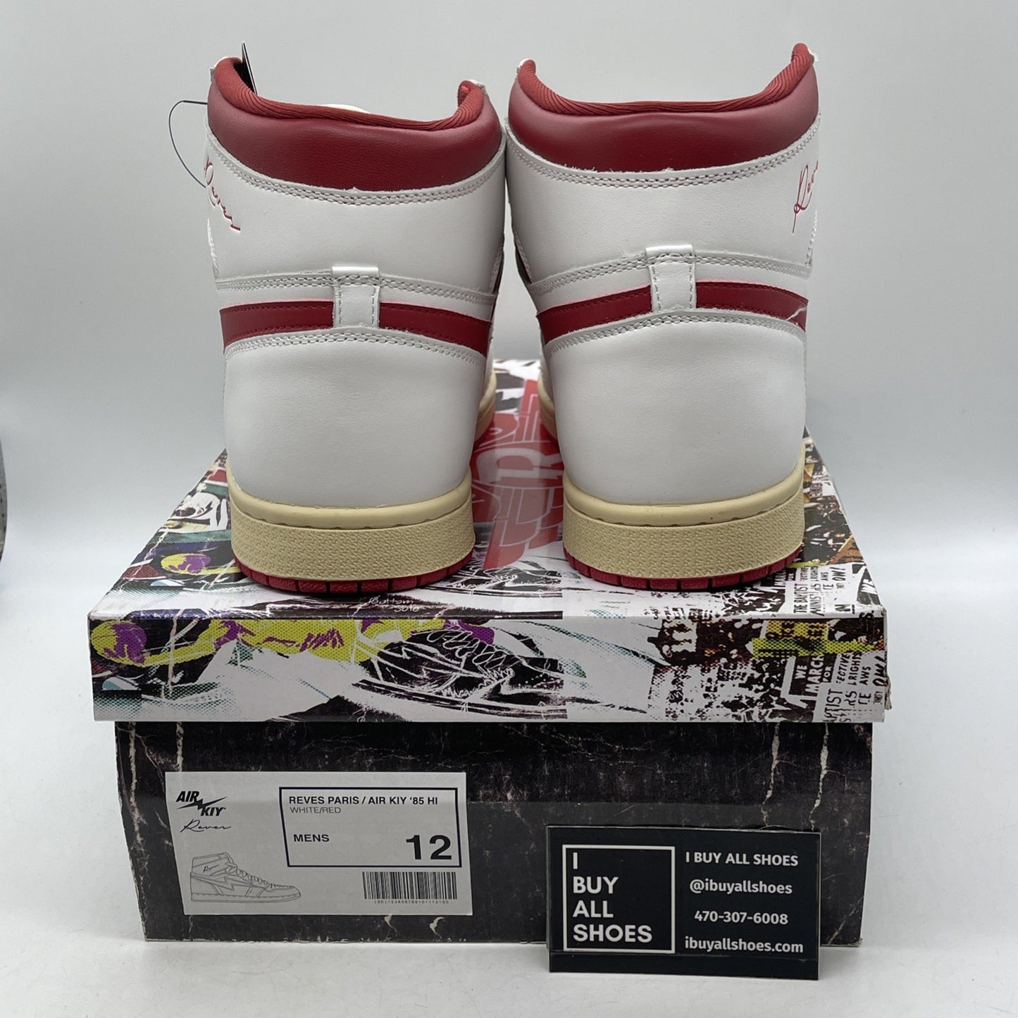 Size 12 - reves paris air kiy White Red