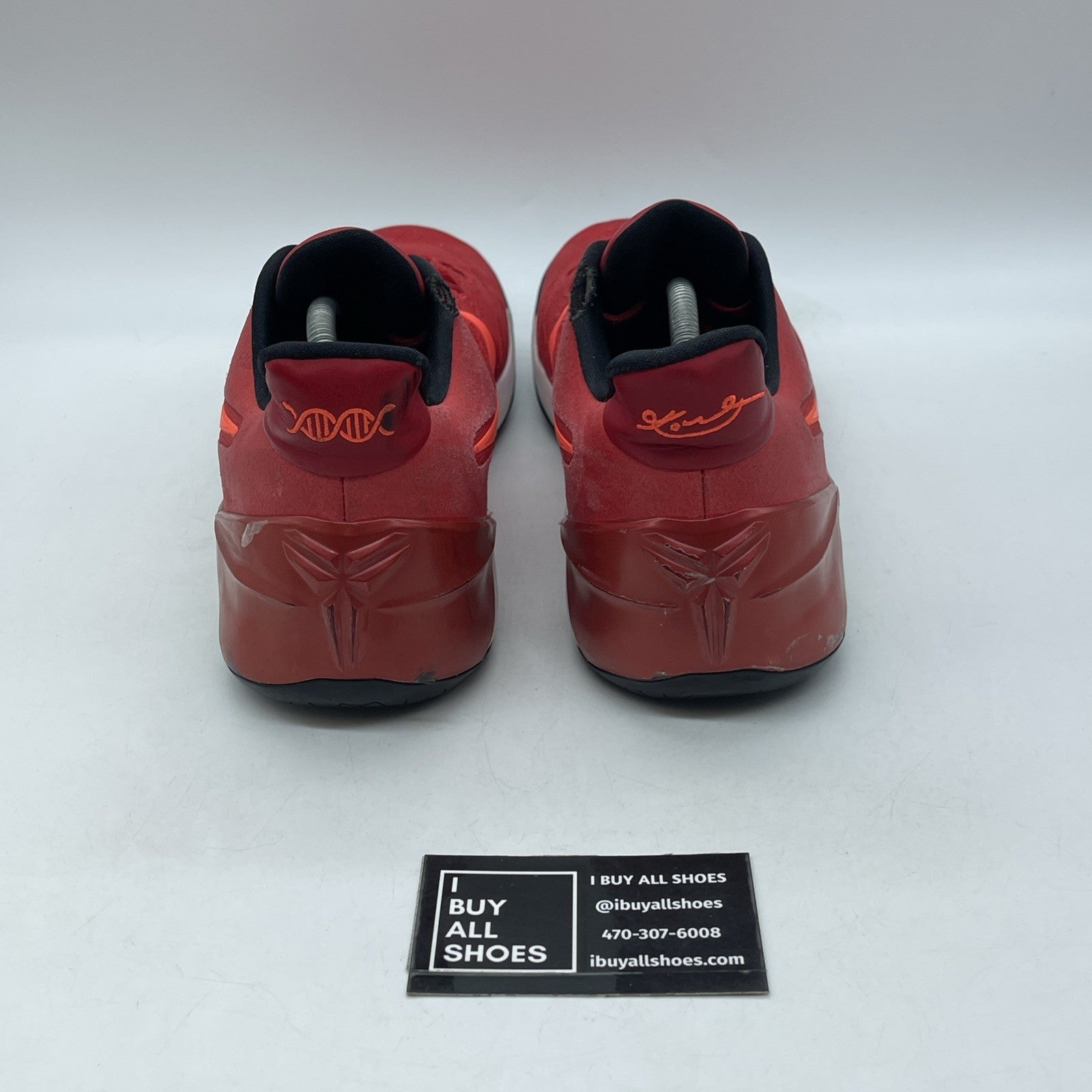 Size 12 - Nike Kobe A.D. University Red Black Suede Leather (852425-608)