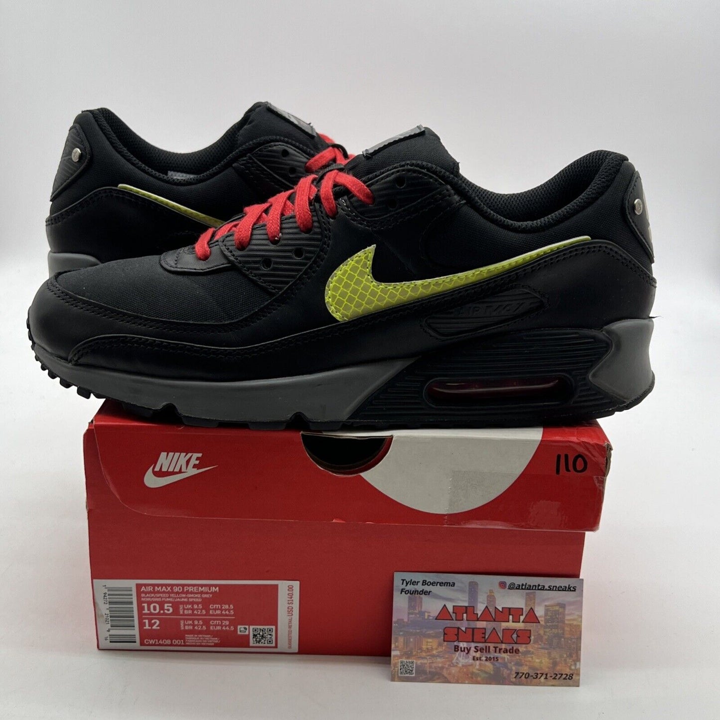 Size 10.5 - Nike Air Max 90 New York - City Pack (CW1408-001)
