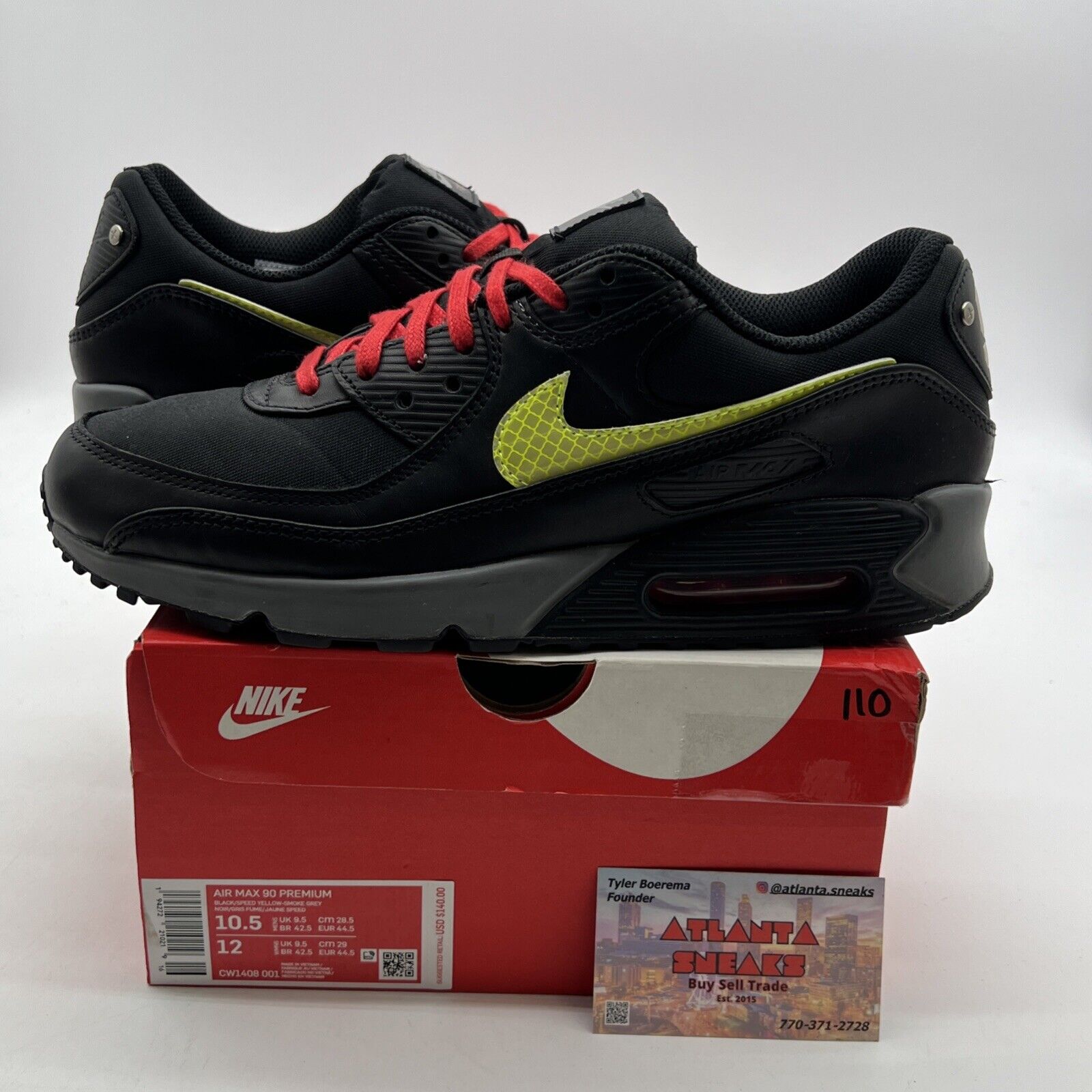 Size 10.5 - Nike Air Max 90 New York - City Pack (CW1408-001)