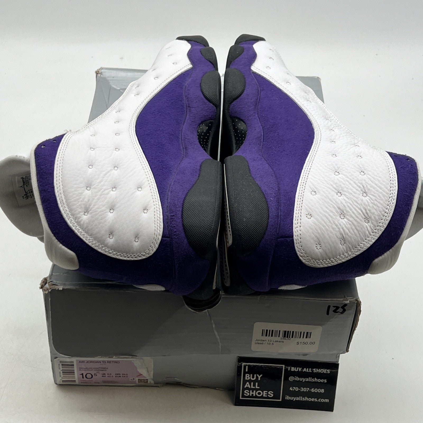 Size 10.5 - Air Jordan 13 Retro Lakers (414571-105)