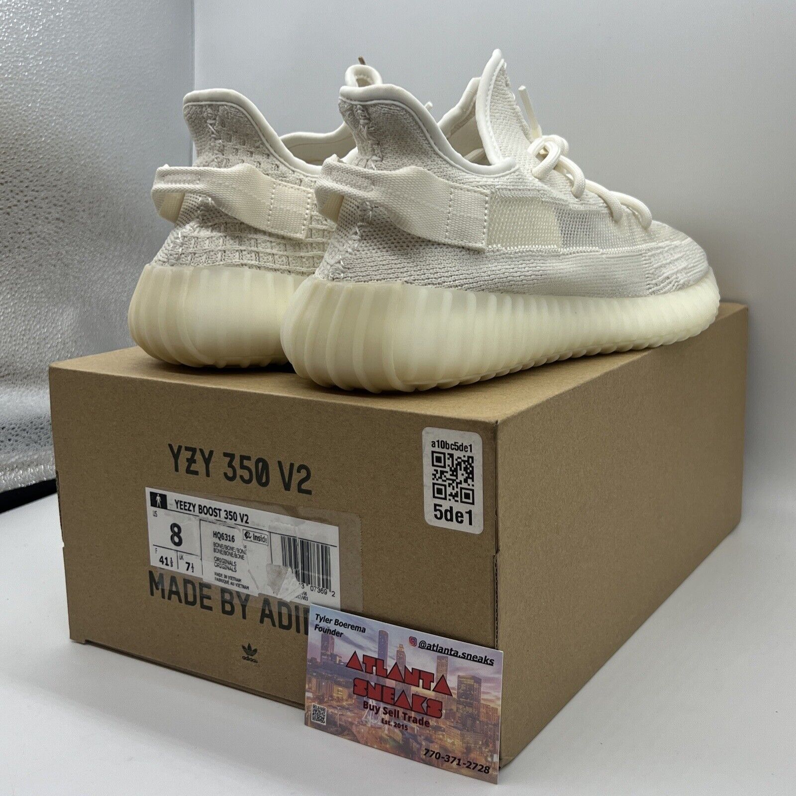 Size 8 - adidas Yeezy Boost 350 V2 Low Bone