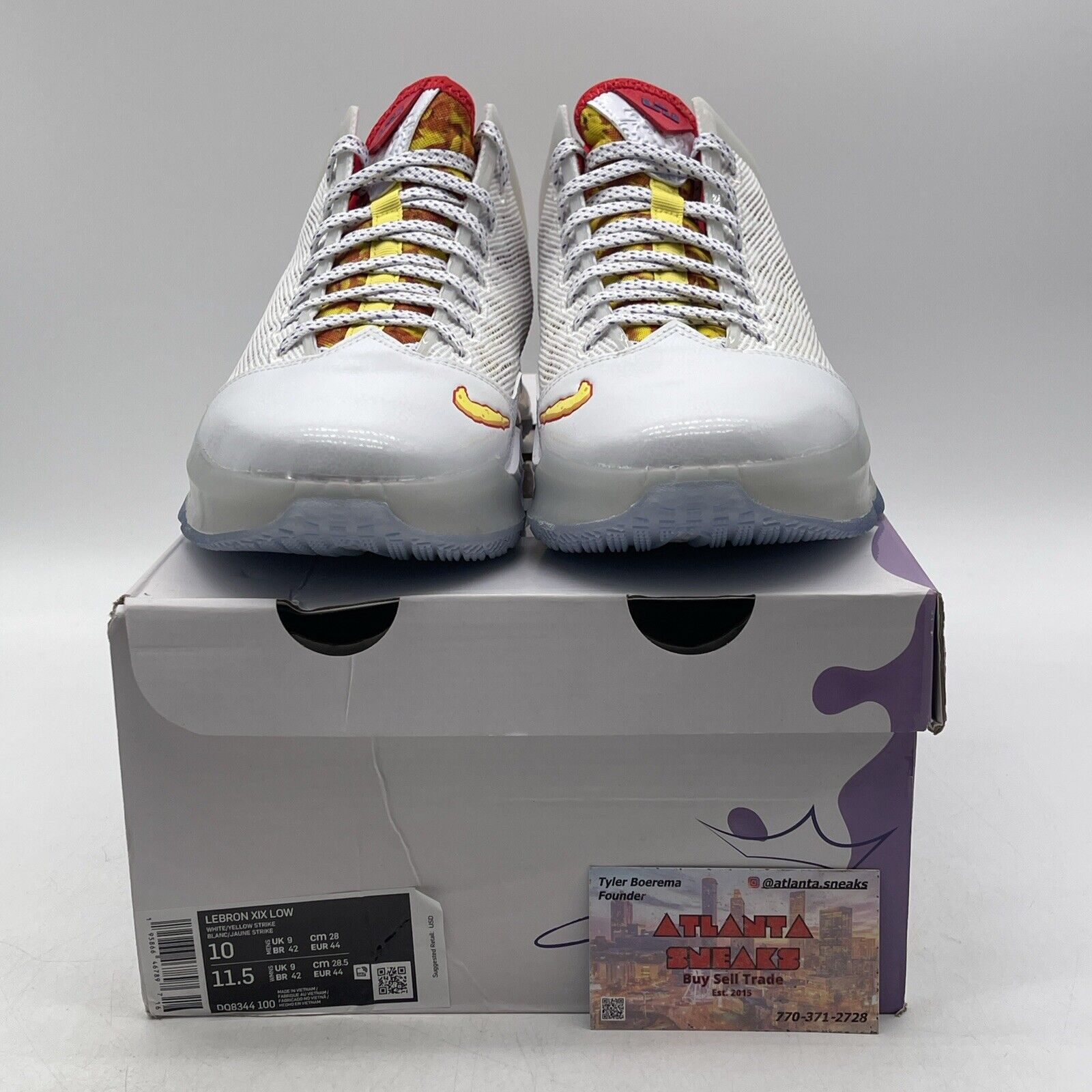 Size 10 - Nike Flintstone x LeBron 19 Low Magic Fruity Pebbles (DQ8344-100)