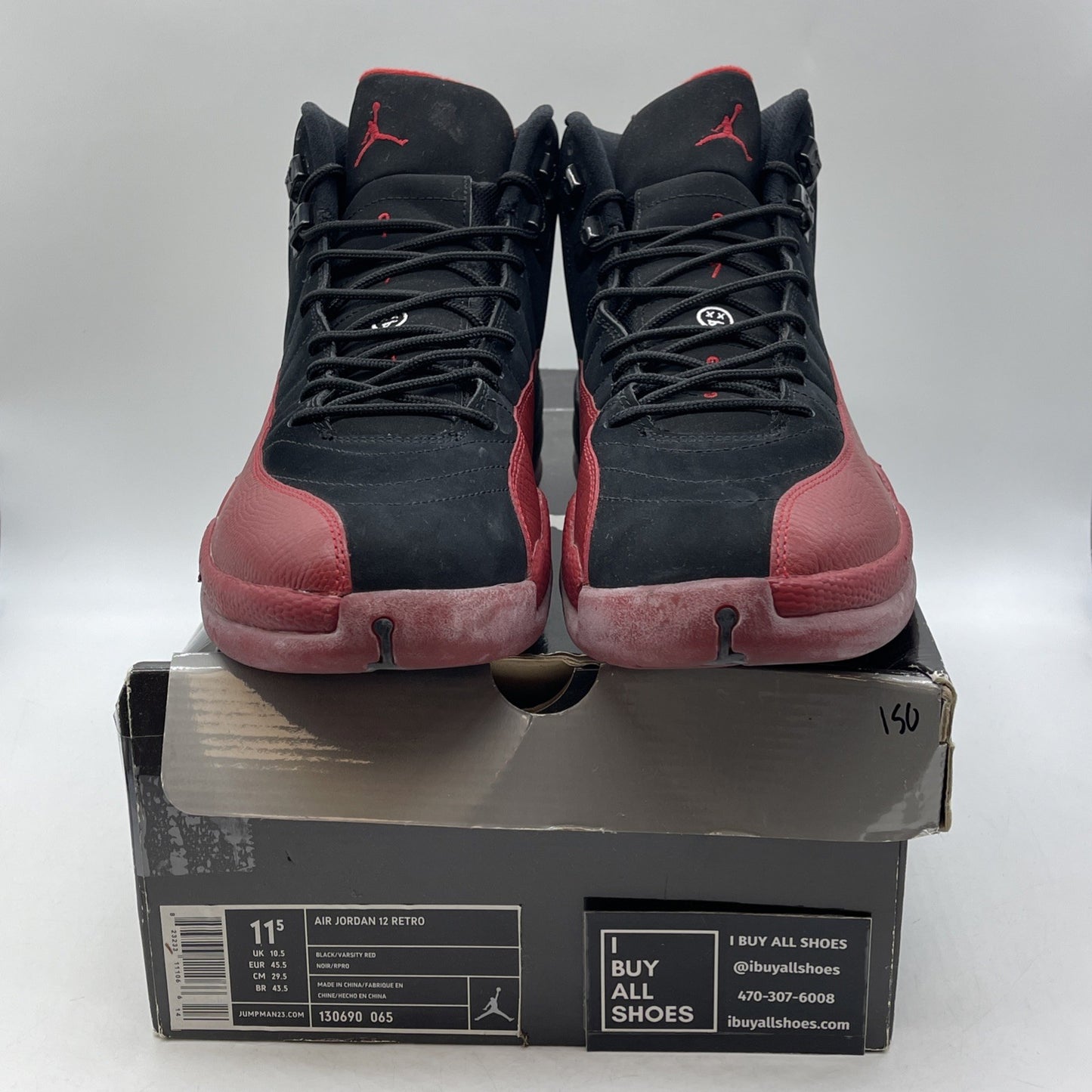 Size 11.5 - Air Jordan 12 Retro 2009 Flu Game (130690-065)